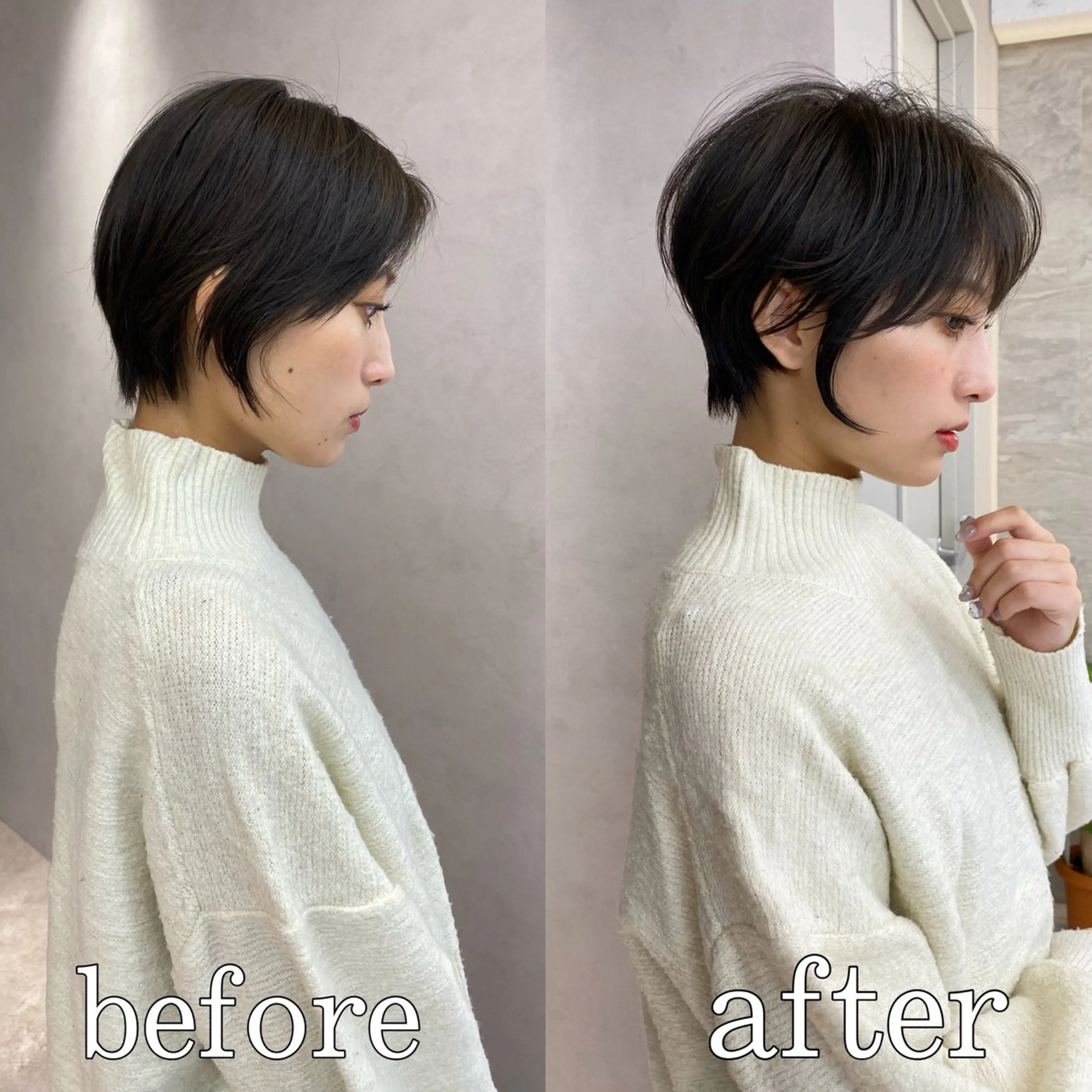 ショート カラー カット ヘアカラー トリートメント 美髪❣️縮毛矯正/ 髪質改善✨/山本のヘアスタイル