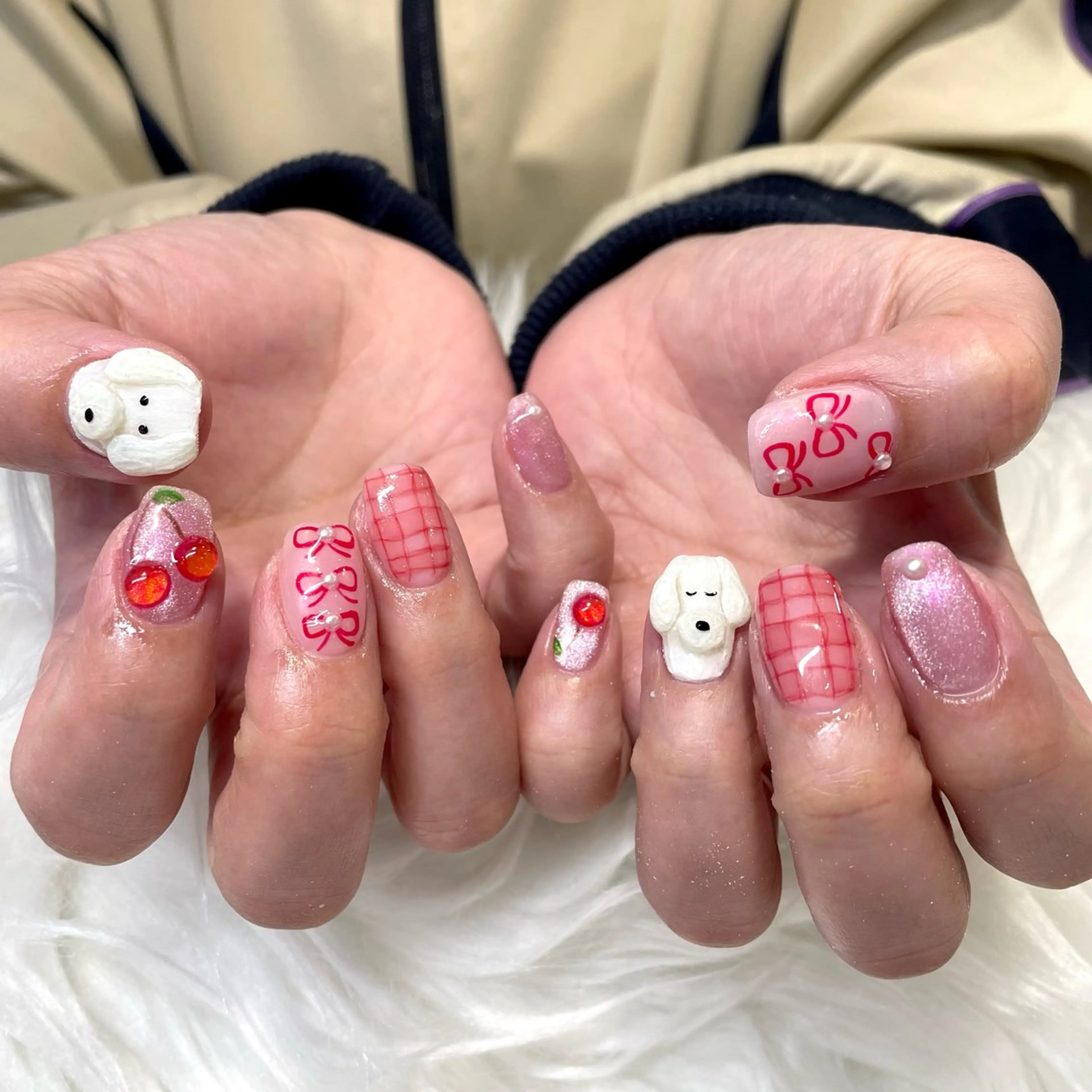 ネイル ハンドネイル 新井 ひなののネイルデザイン