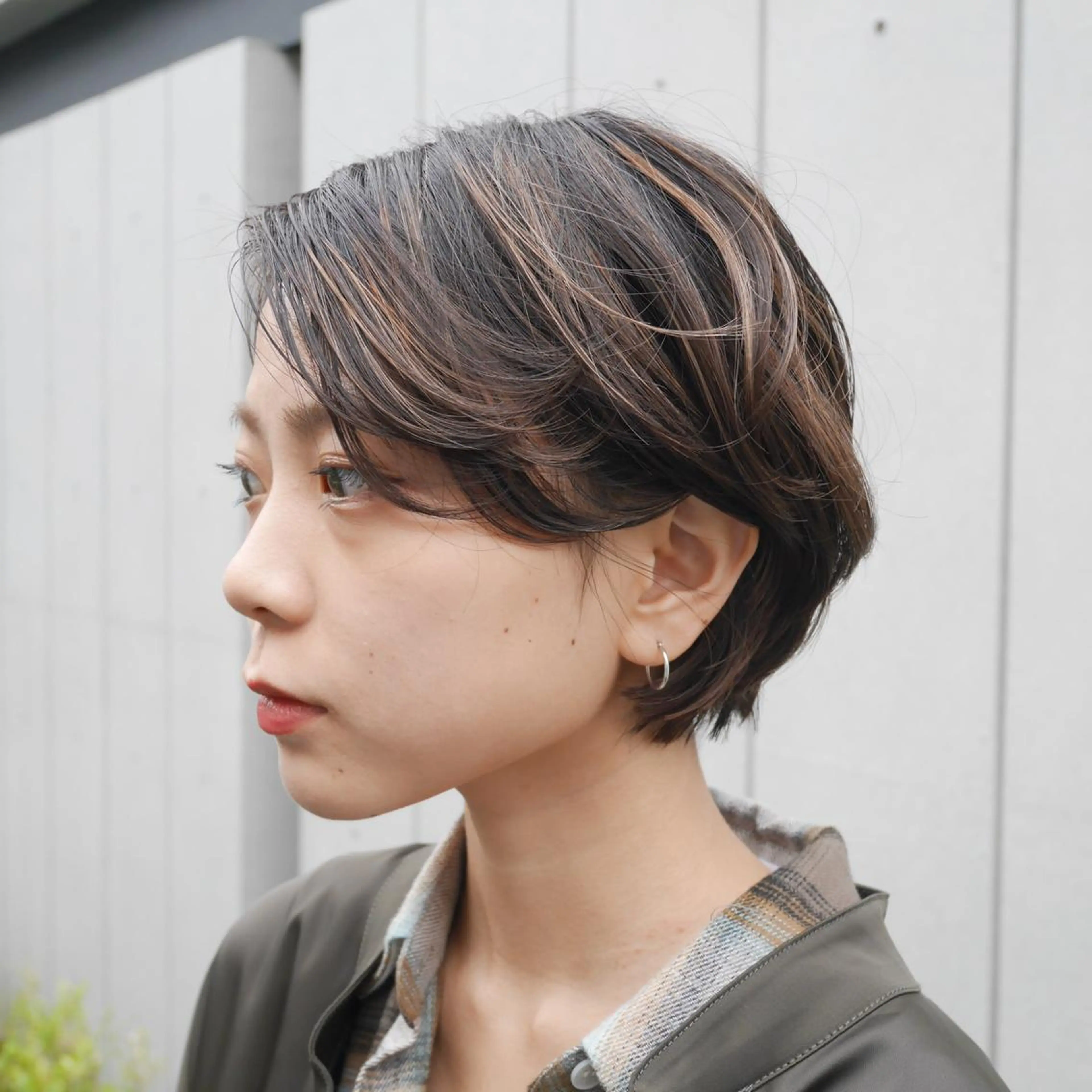 ショート カラー うる艶カラー/恵比寿 ベージュ/丸山陽平のヘアスタイル