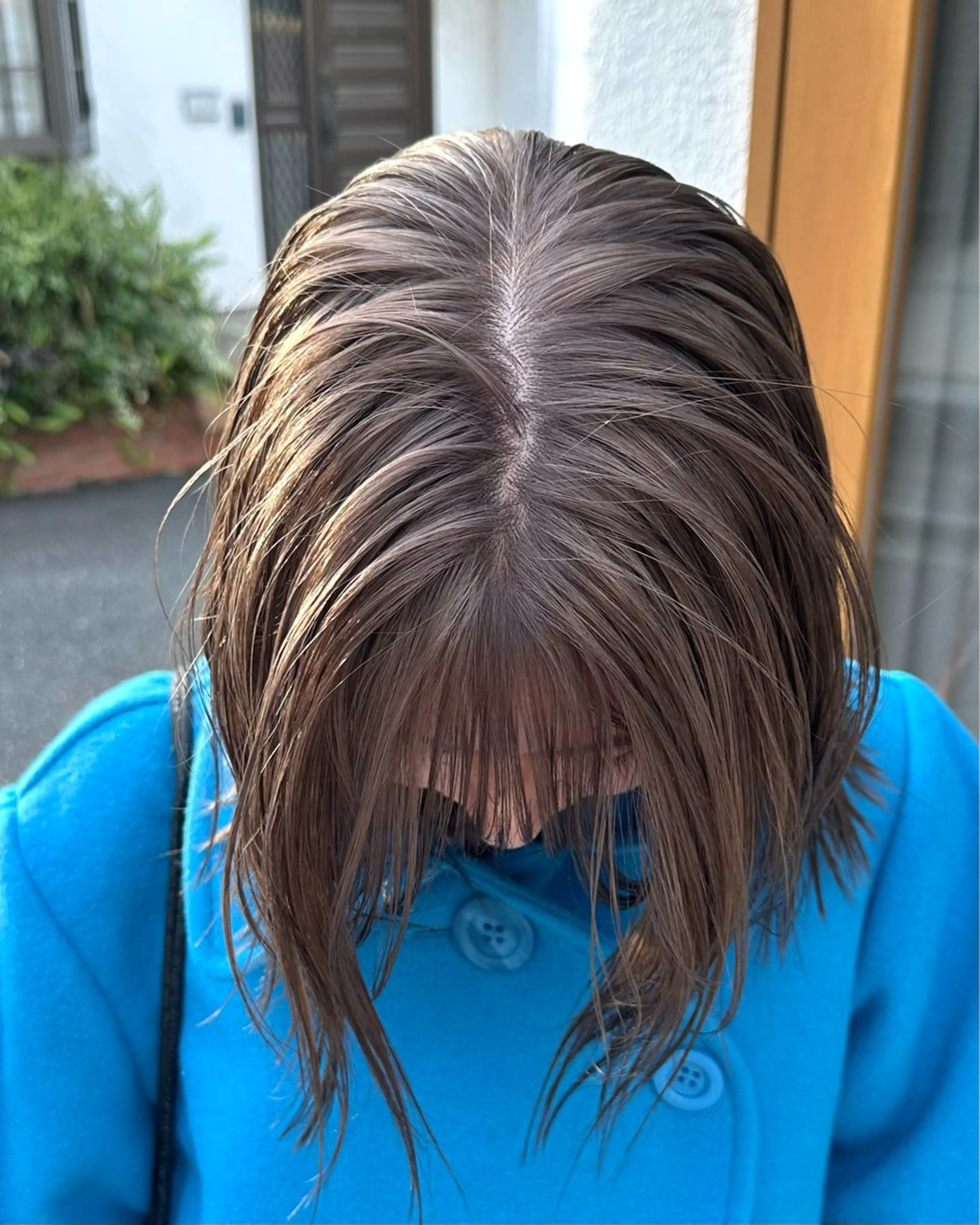 ミディアム カット ヘアカラー ササキカズマ〻透明感 〻色落ち〻赤み消しのヘアスタイル