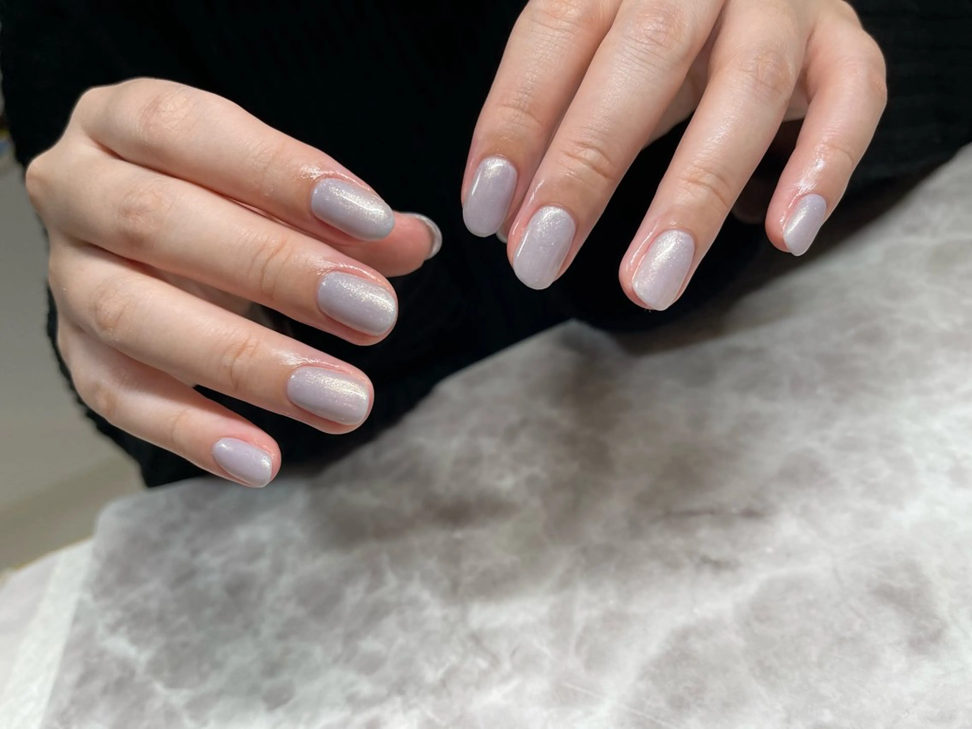 ネイル ラメ(グリッター) ワンカラーネイル R@nail🫧町田 🫧らんのネイルデザイン