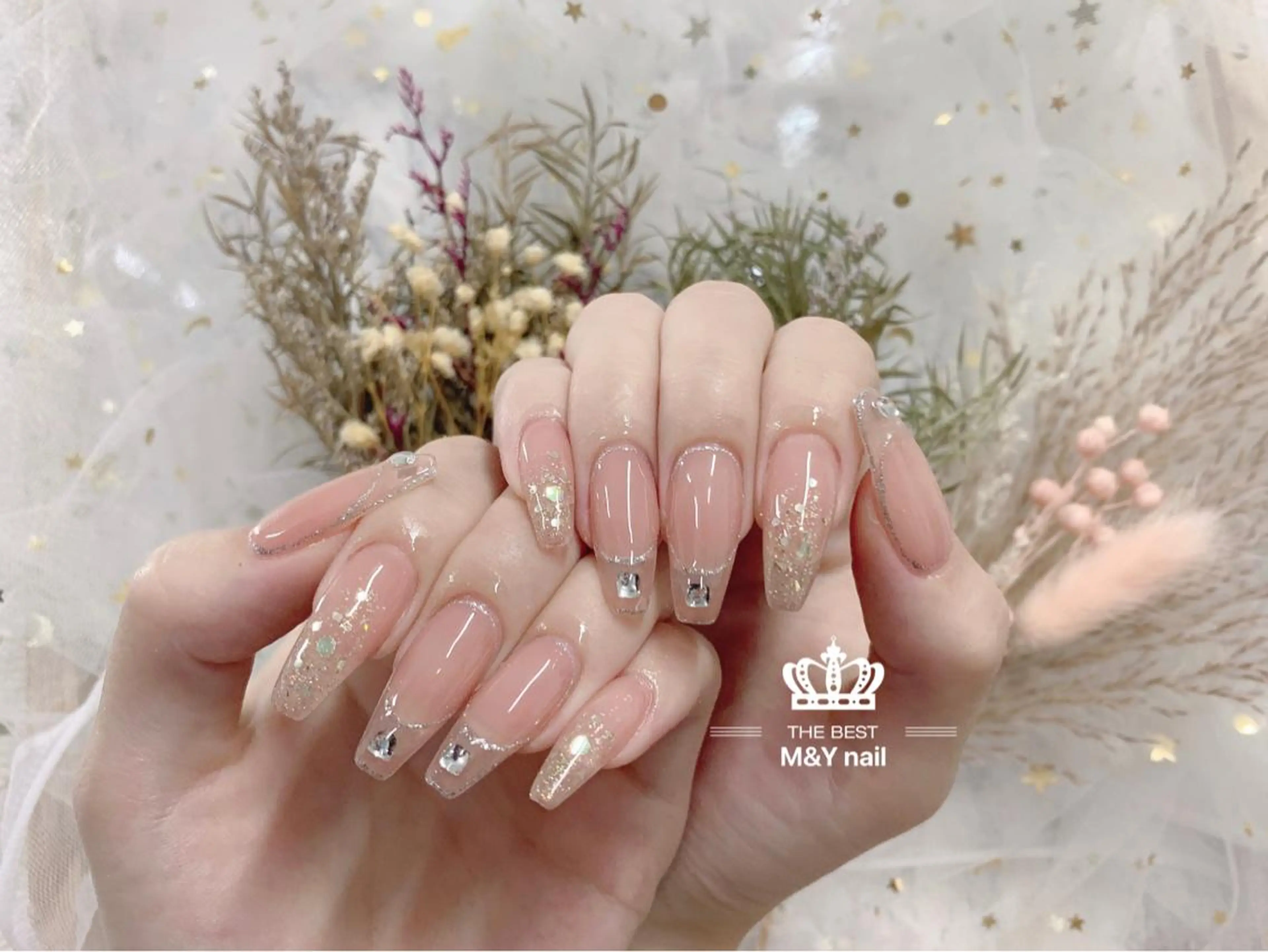 オフなし ★ 本月限定 ★ 🌼チップ長さだし120分やり放題🌼 ☆デザインアートは両手4～8本まで！の写真