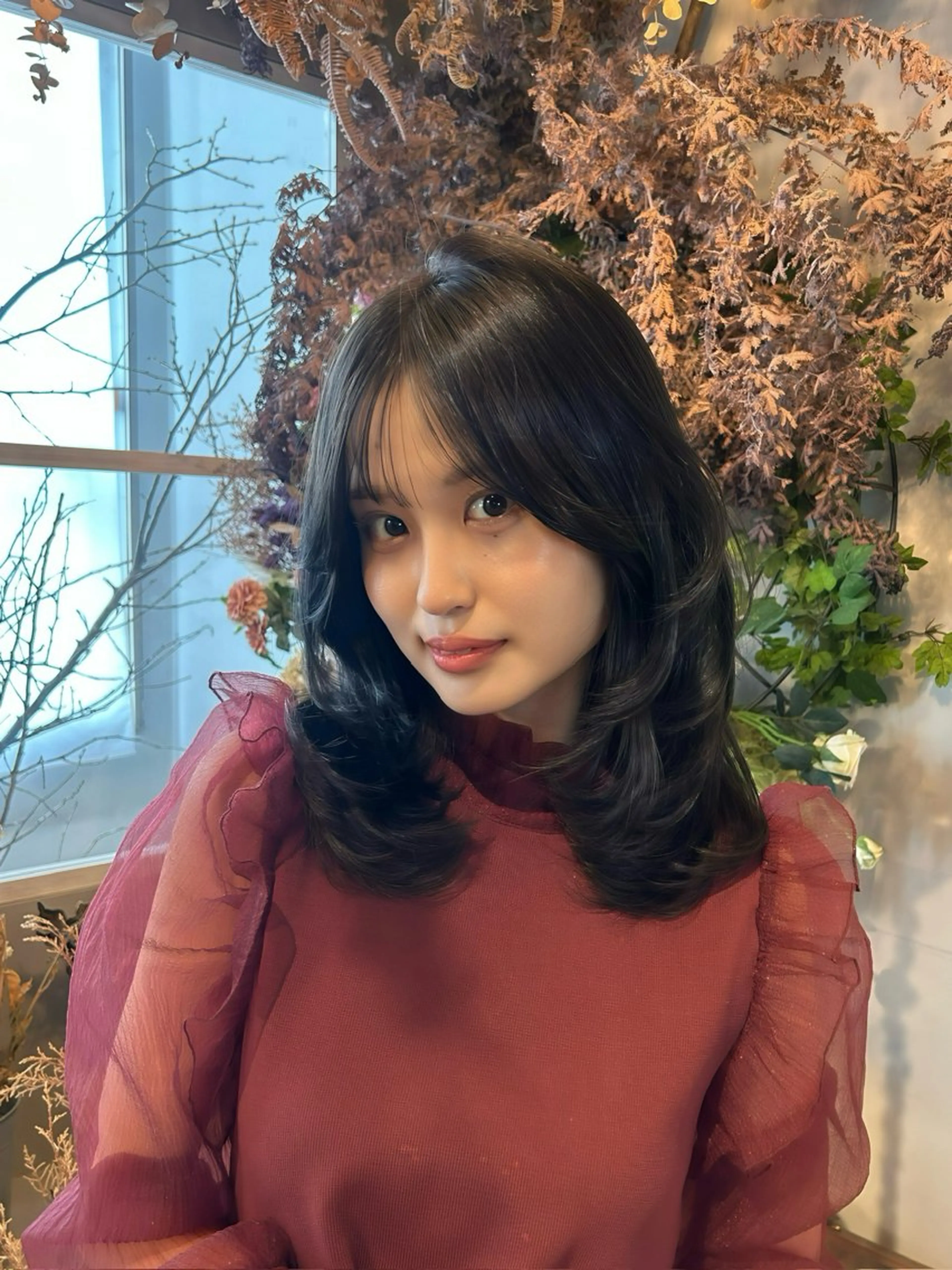 ミディアム カット ヘアカラー CLETO Licaのヘアスタイル