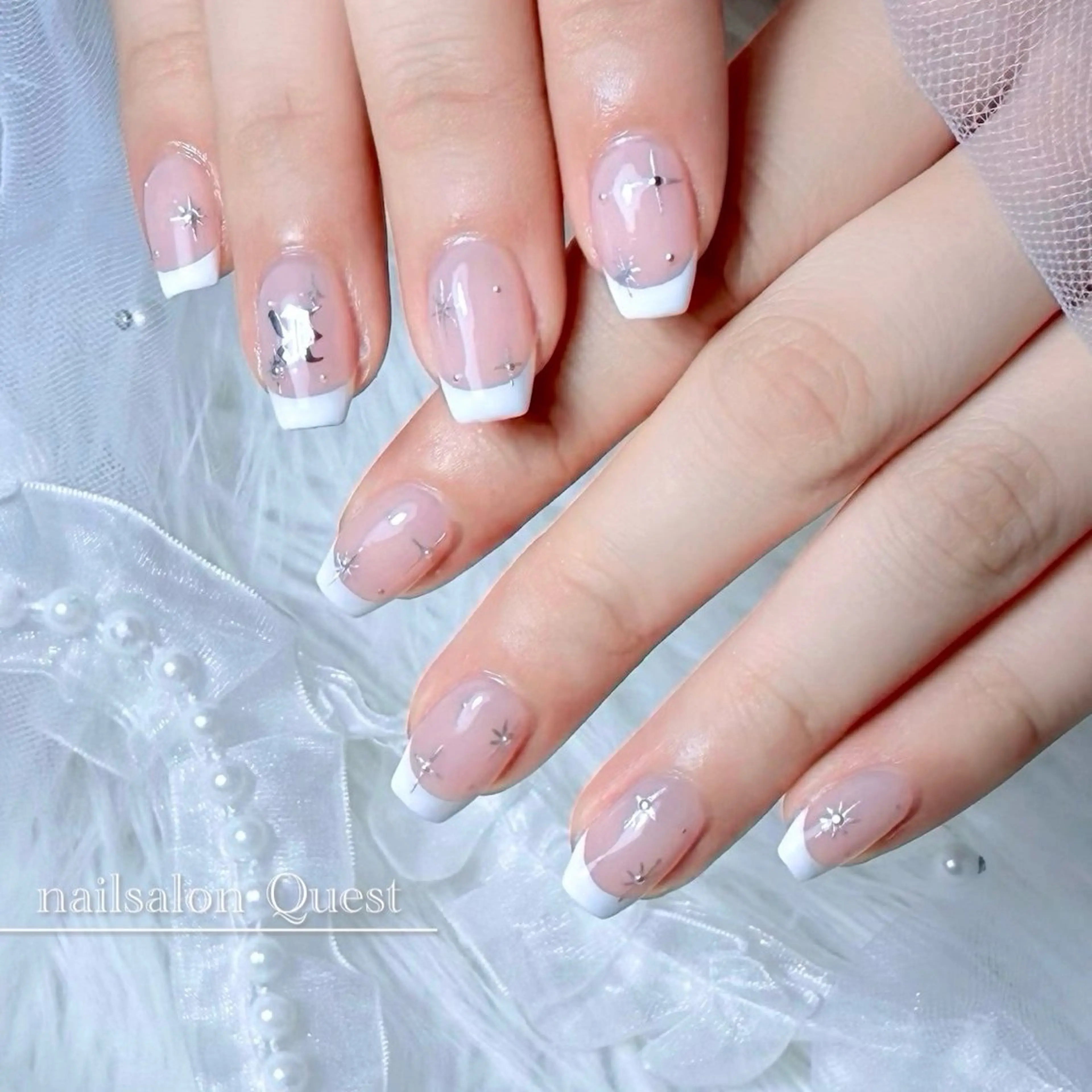 ネイル アートネイル フレンチネイル ハンドネイル nailsalon Questのネイルデザイン