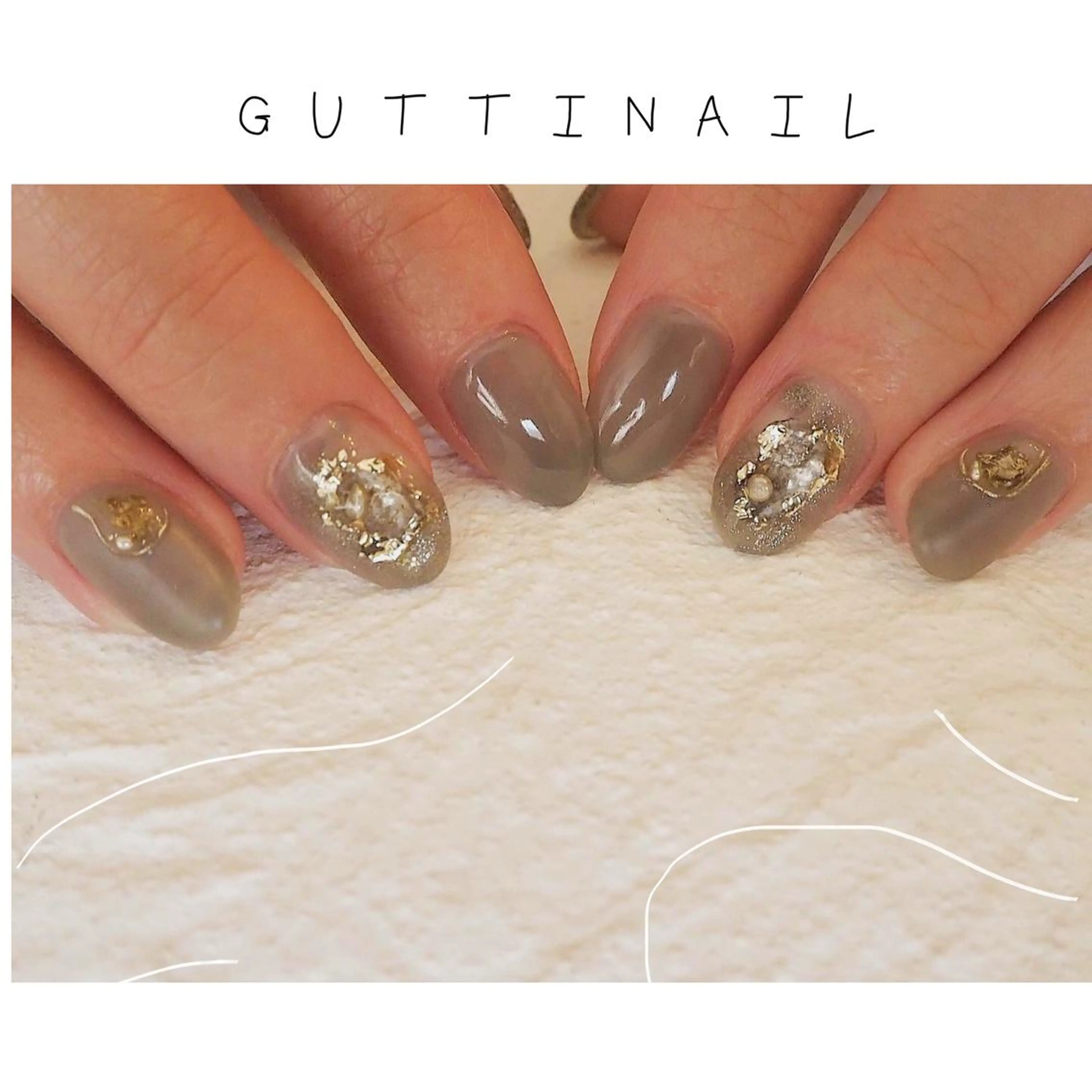 ネイル ニュアンスネイル セキグチ guttinailのネイルデザイン