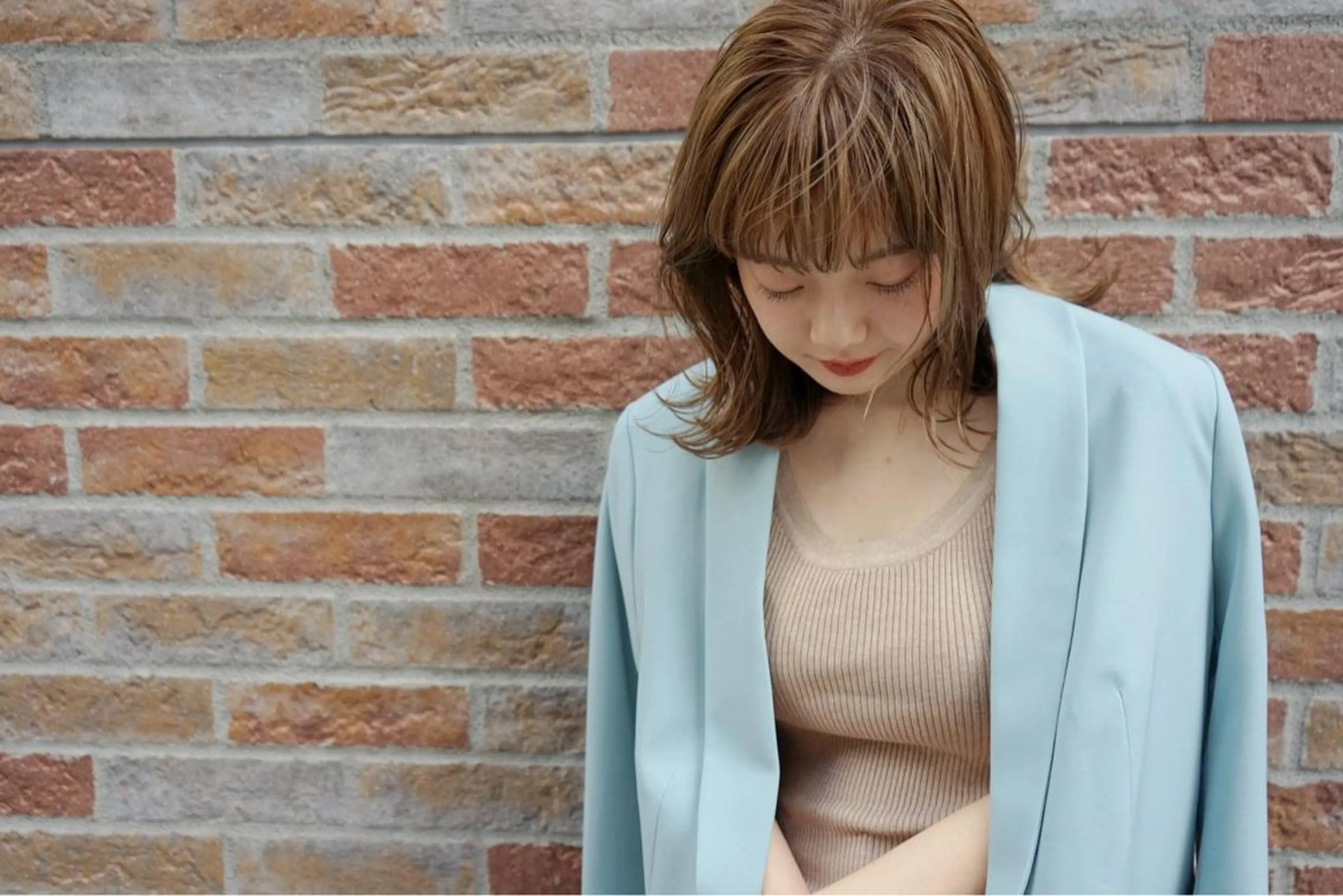 ミディアム カラー 透明感カラー fhami 店長 髪質改善　DAITOのヘアスタイル