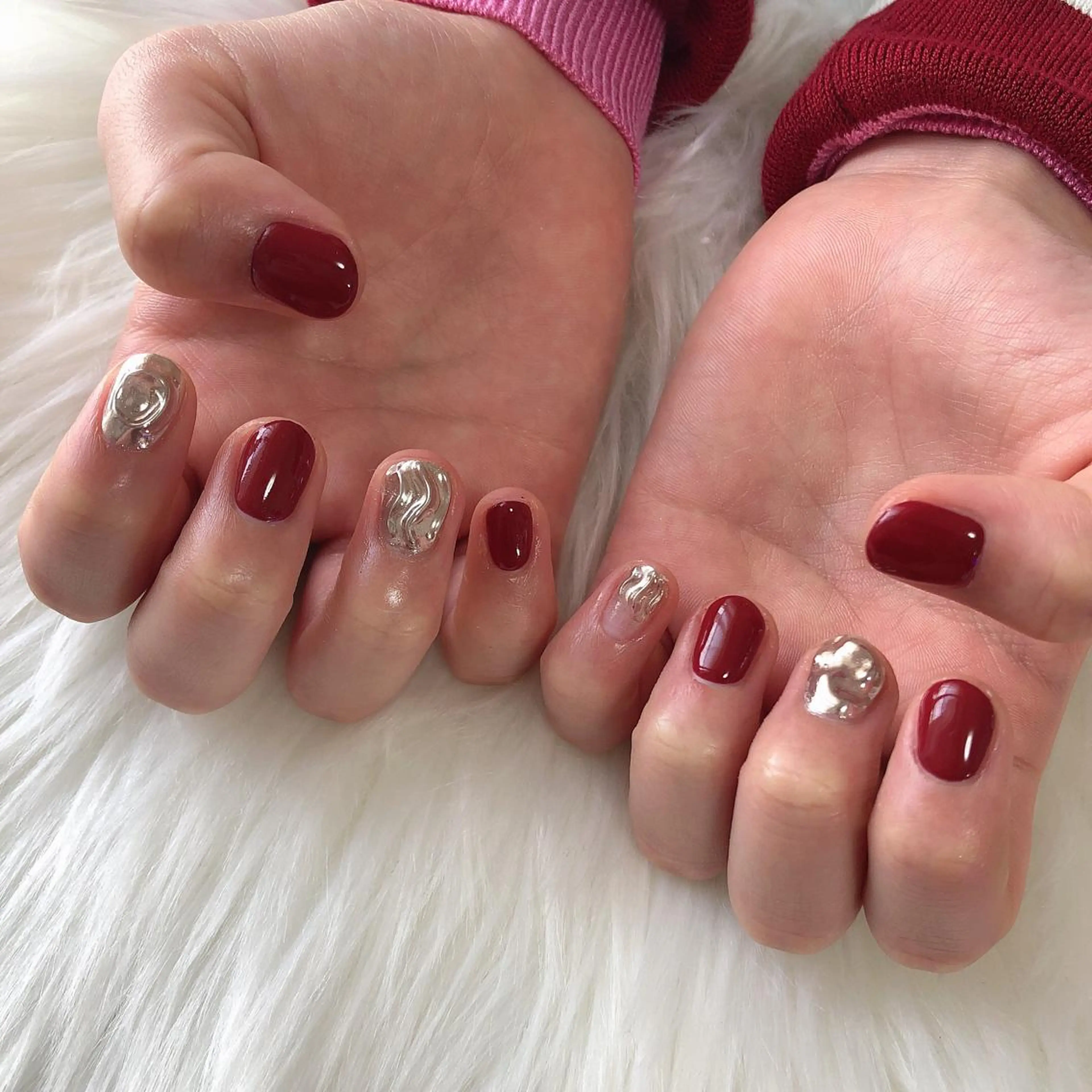 ネイル ハンドネイル 西岡 杏のネイルデザイン