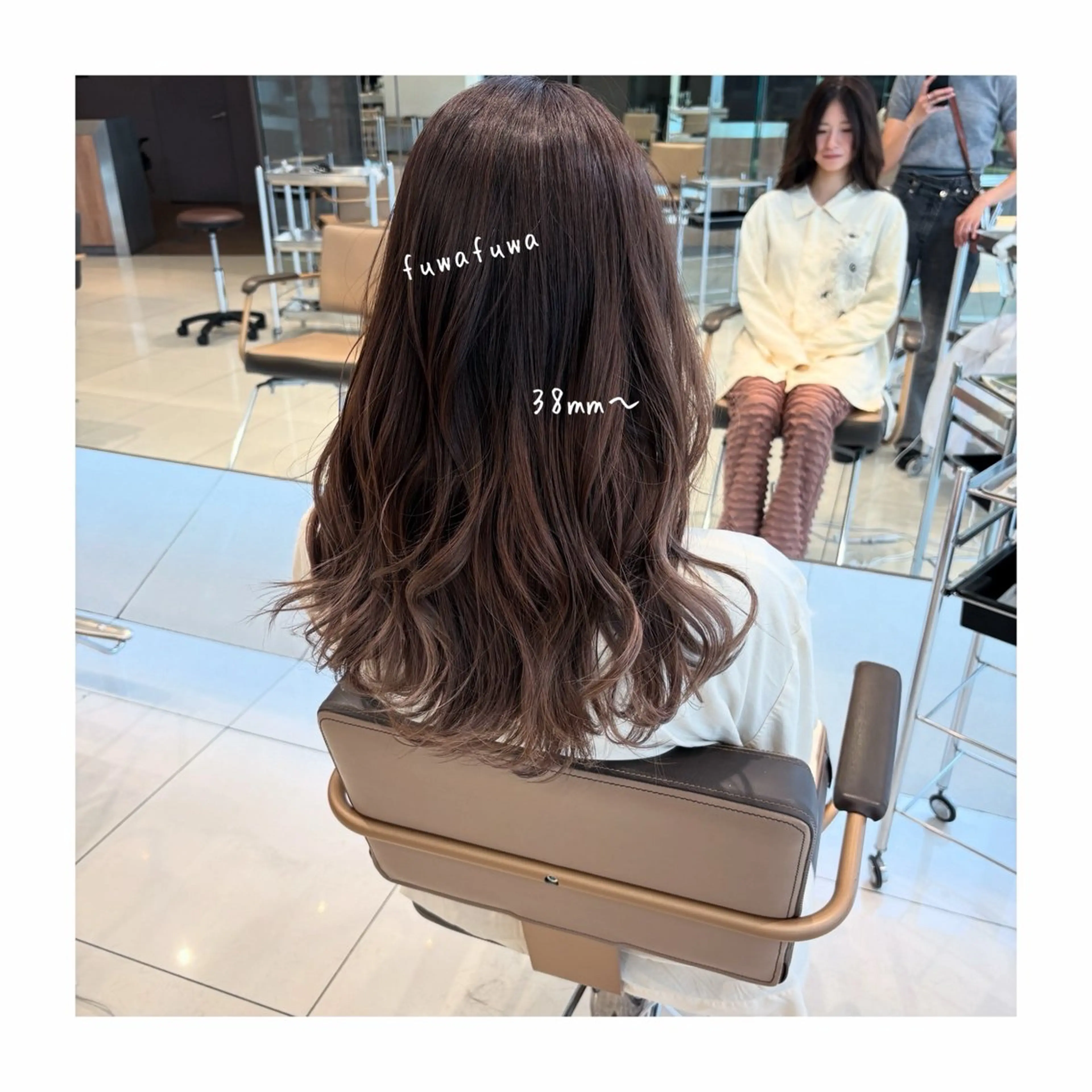 セミロング カット ヘアカラー 髪質改善🫧イチカワ アリサ🫧のヘアスタイル