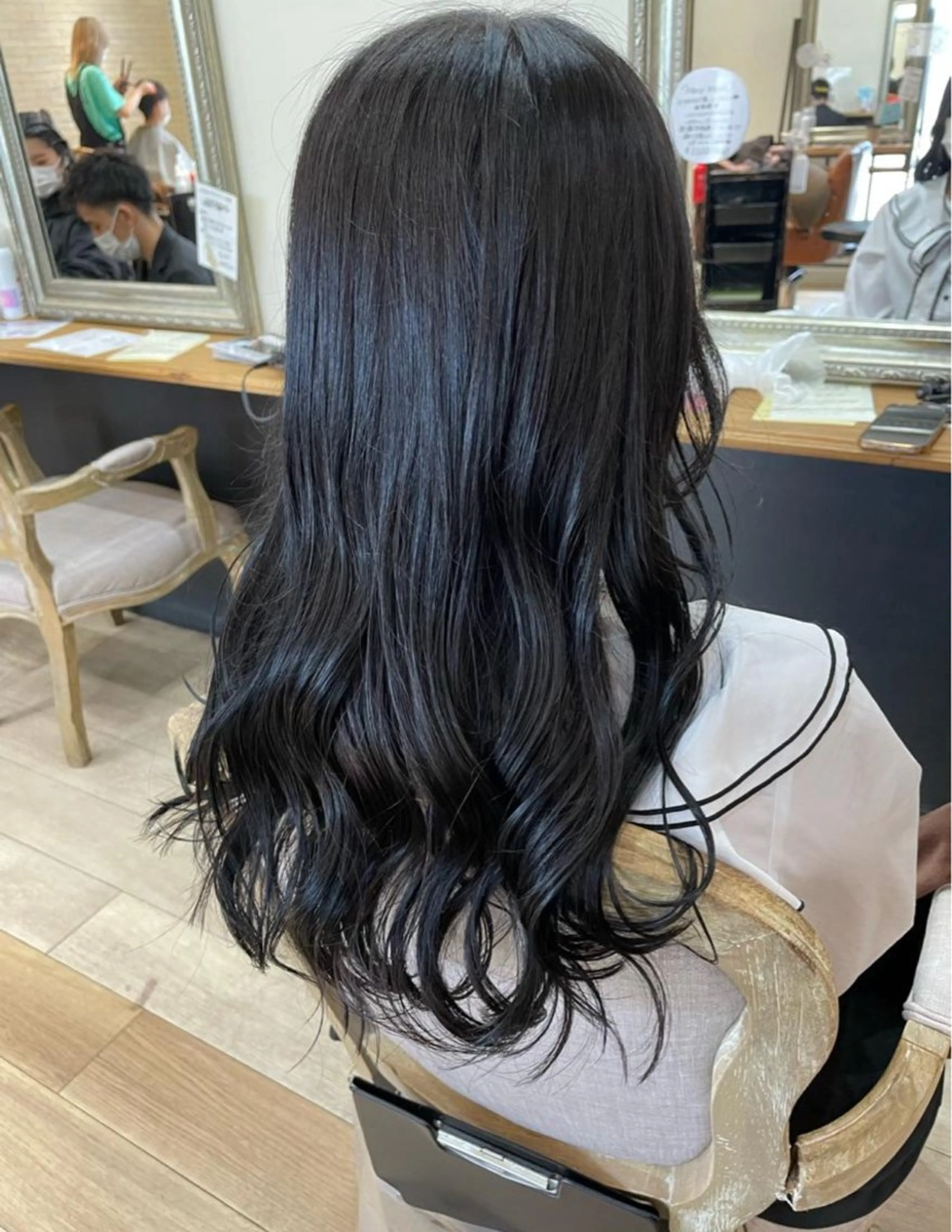 ロング カラー 松尾 遥花のヘアスタイル