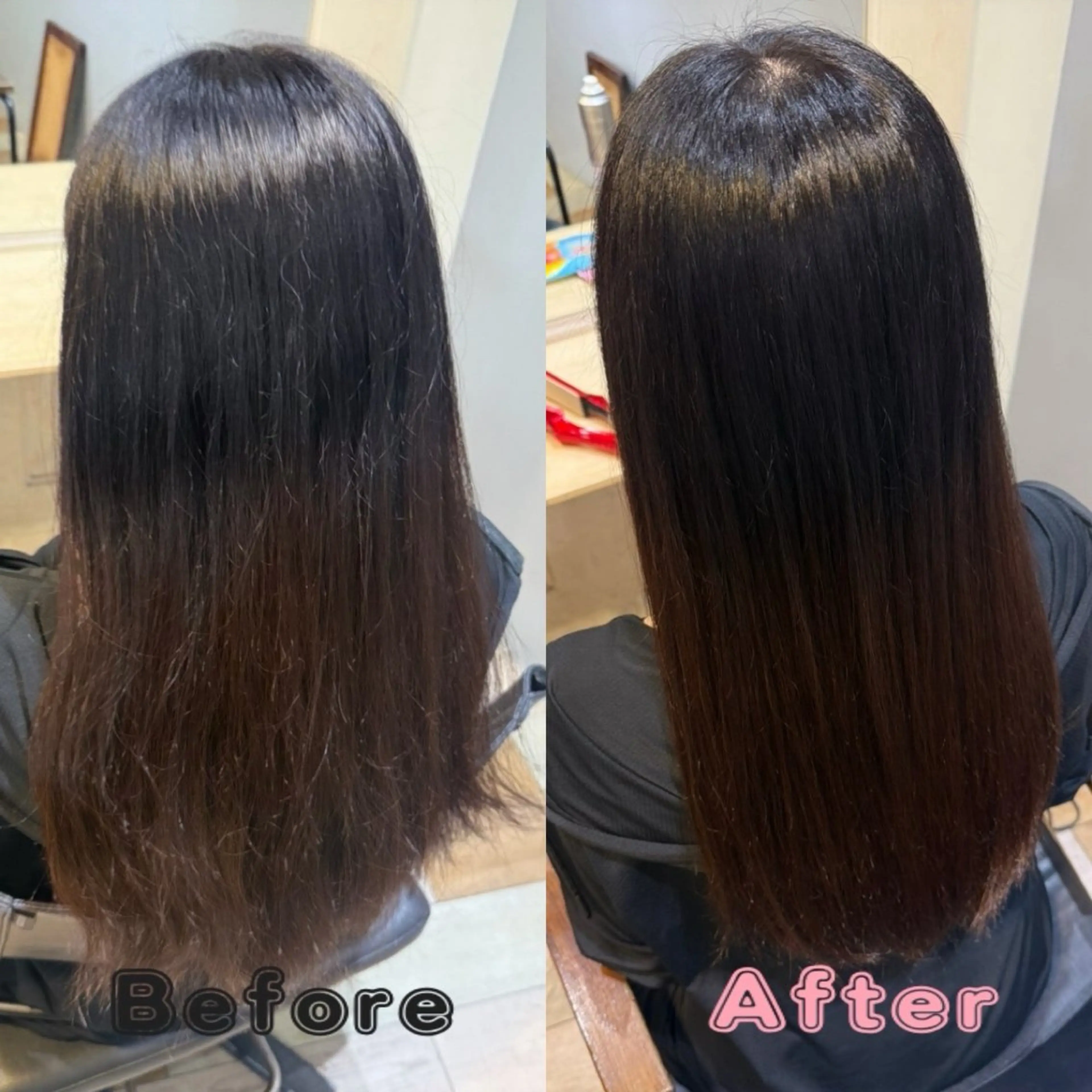 ロング くせ毛 髪質改善 縮毛矯正 トリートメント 酸熱トリートメント トリートメント ゆうな🎀/池袋 /LOVELEYのヘアスタイル