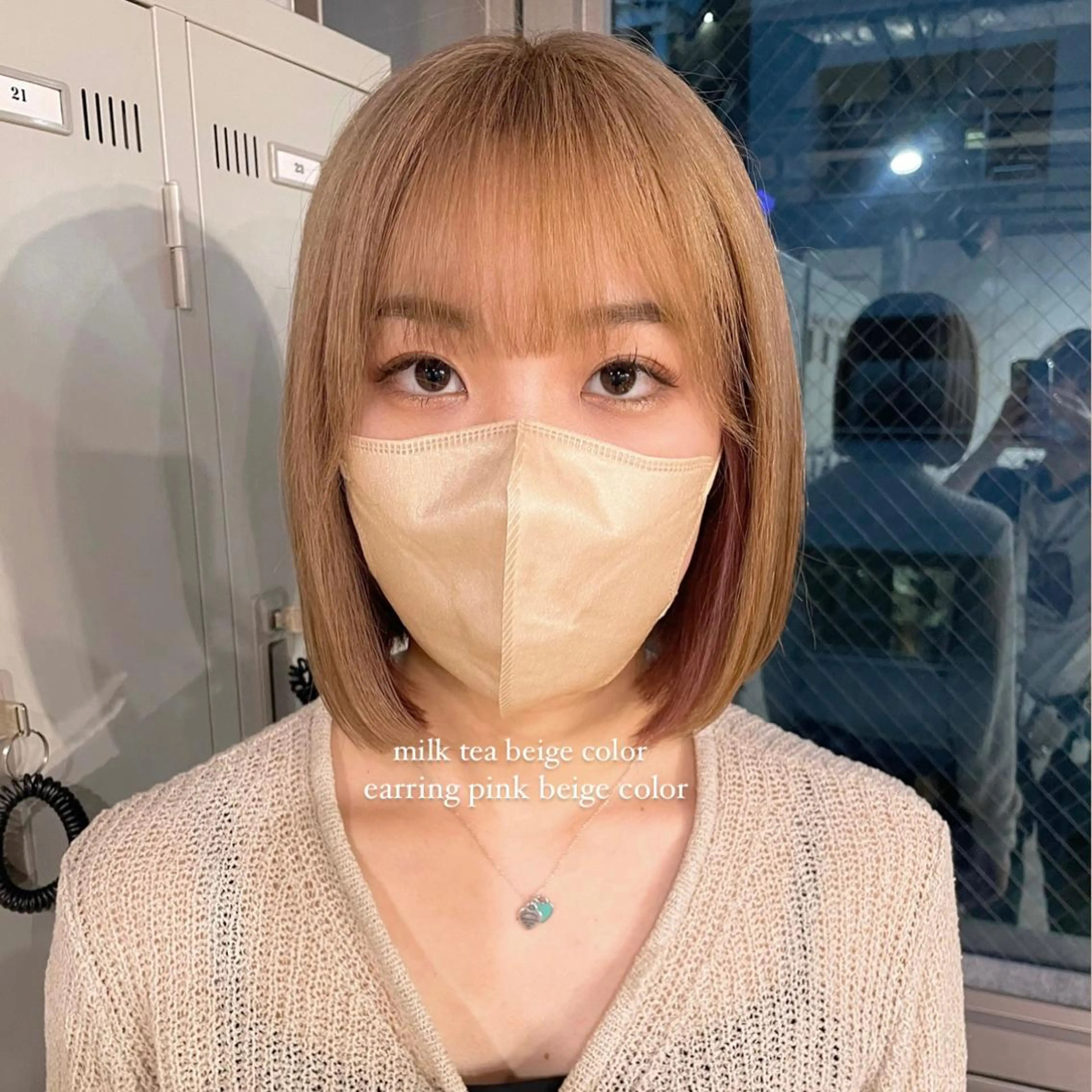 ショート カラー パーマ ヘアアレンジ メンズ キッズ ネイル マツエク・マツパ アイブロウ 透明感カラー・レイヤ ー🎀amika🎀のヘアスタイル