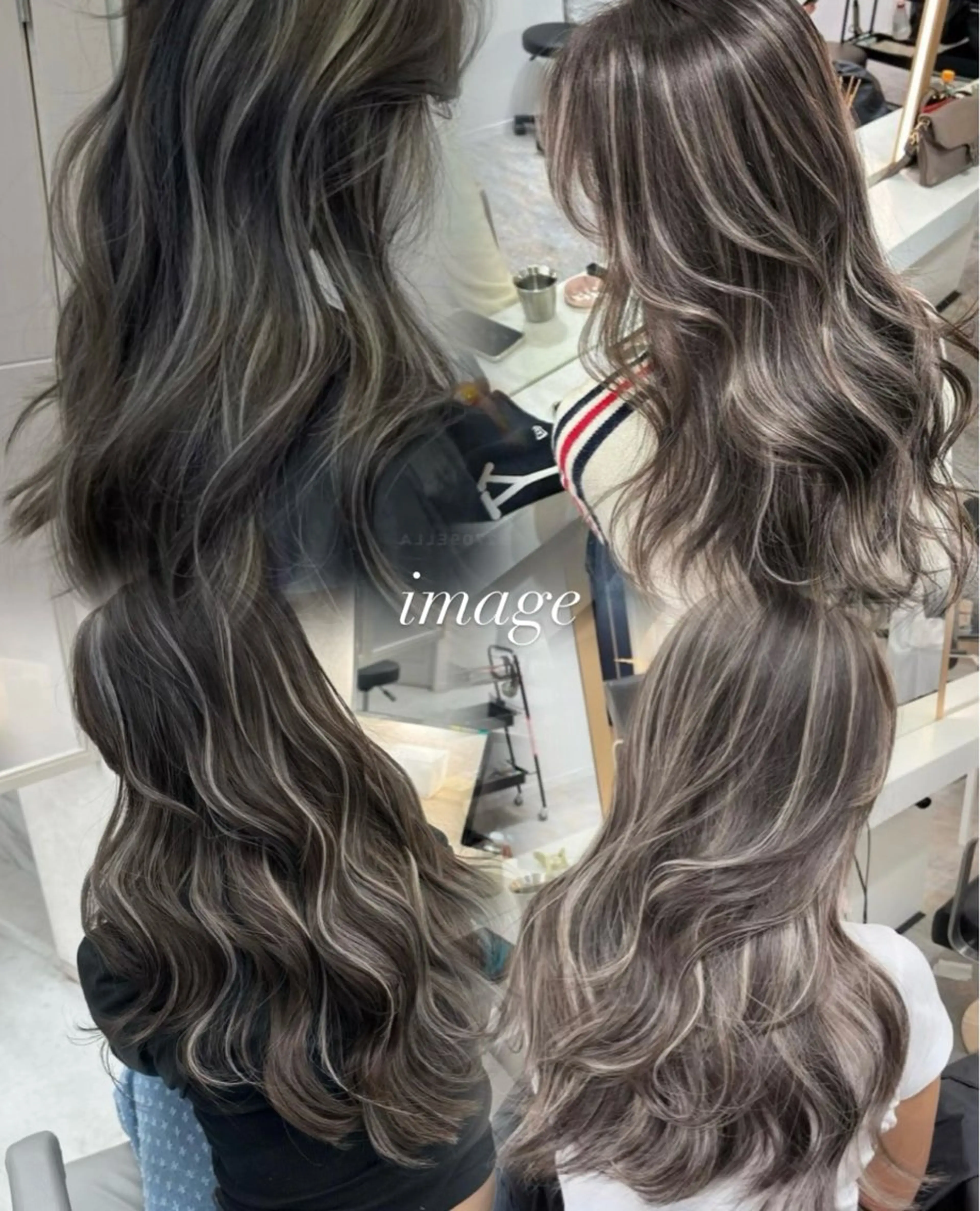 カラー ハイライトカラー Zinaセントラル銀座所属・髪質改善🪄 イルミナカラー岩谷のヘアスタイル