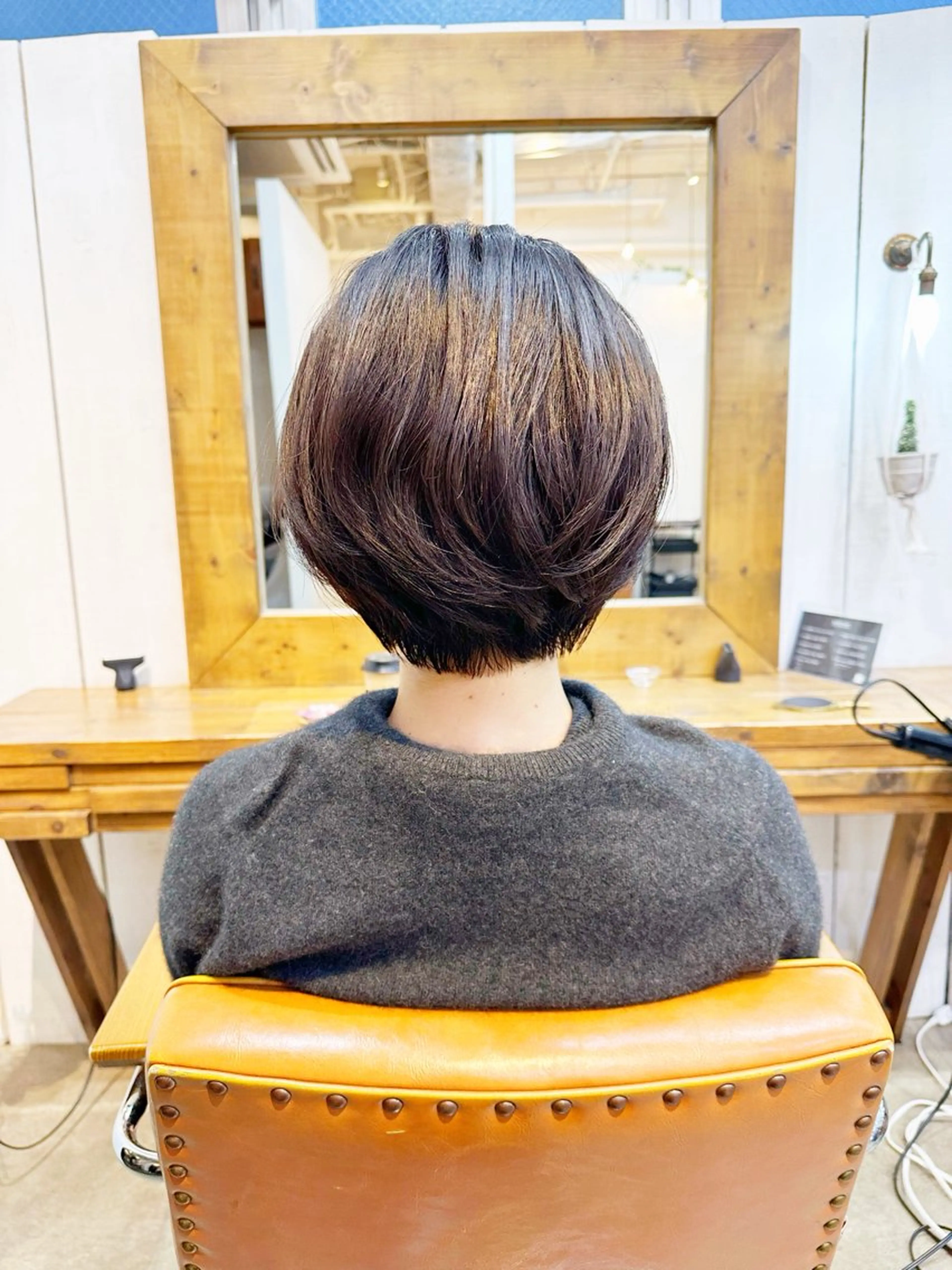 ショート ショートボブ ハンサムショート ボブ くせ毛 ショートヘア 👑銀座ショート/ 絶壁補正/金子涼👑のヘアスタイル