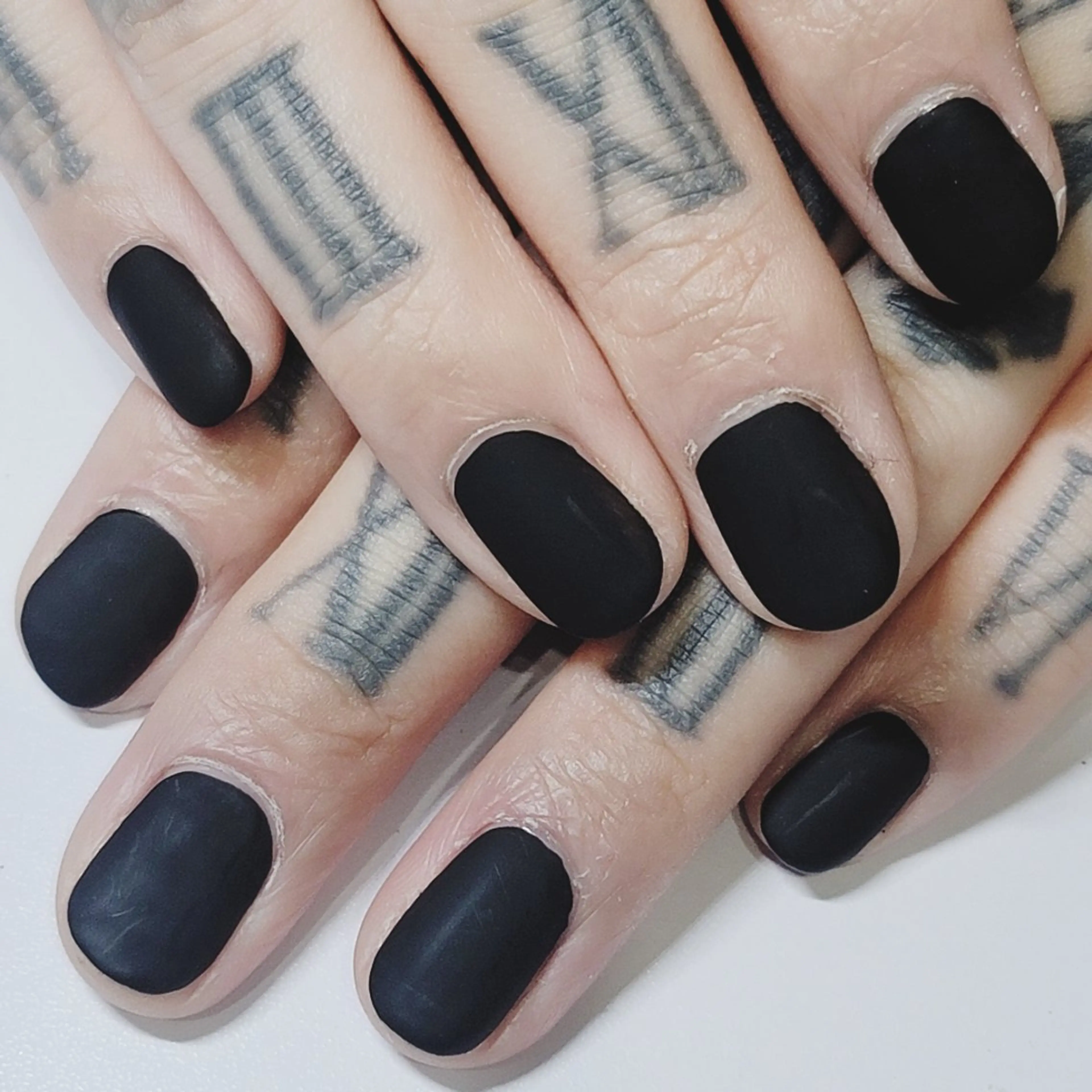 ネイル メンズ マットネイル ワンカラーネイル ハンドネイル よしだ ひろきのネイルデザイン