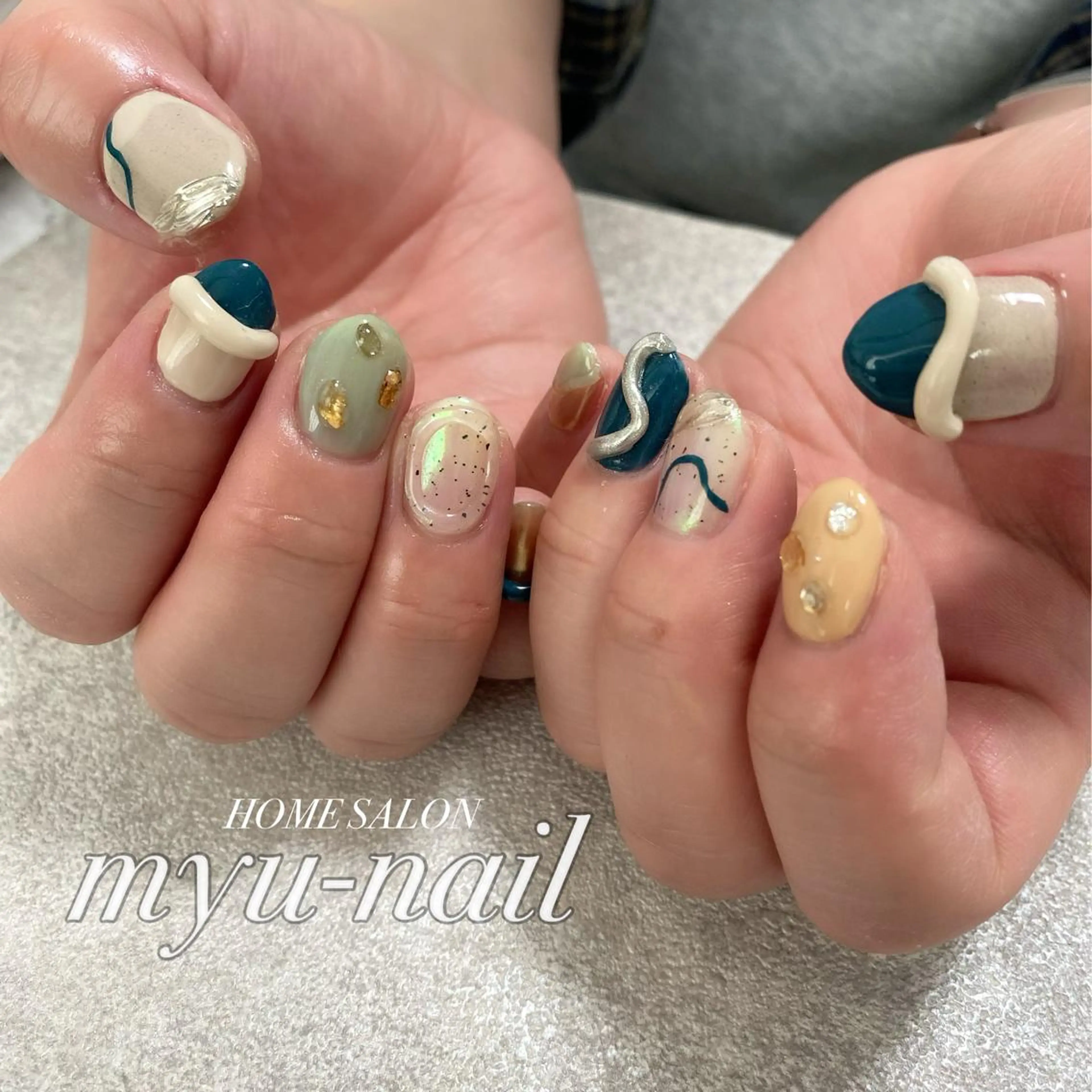 ネイル ホームサロン myu-nailのネイルデザイン