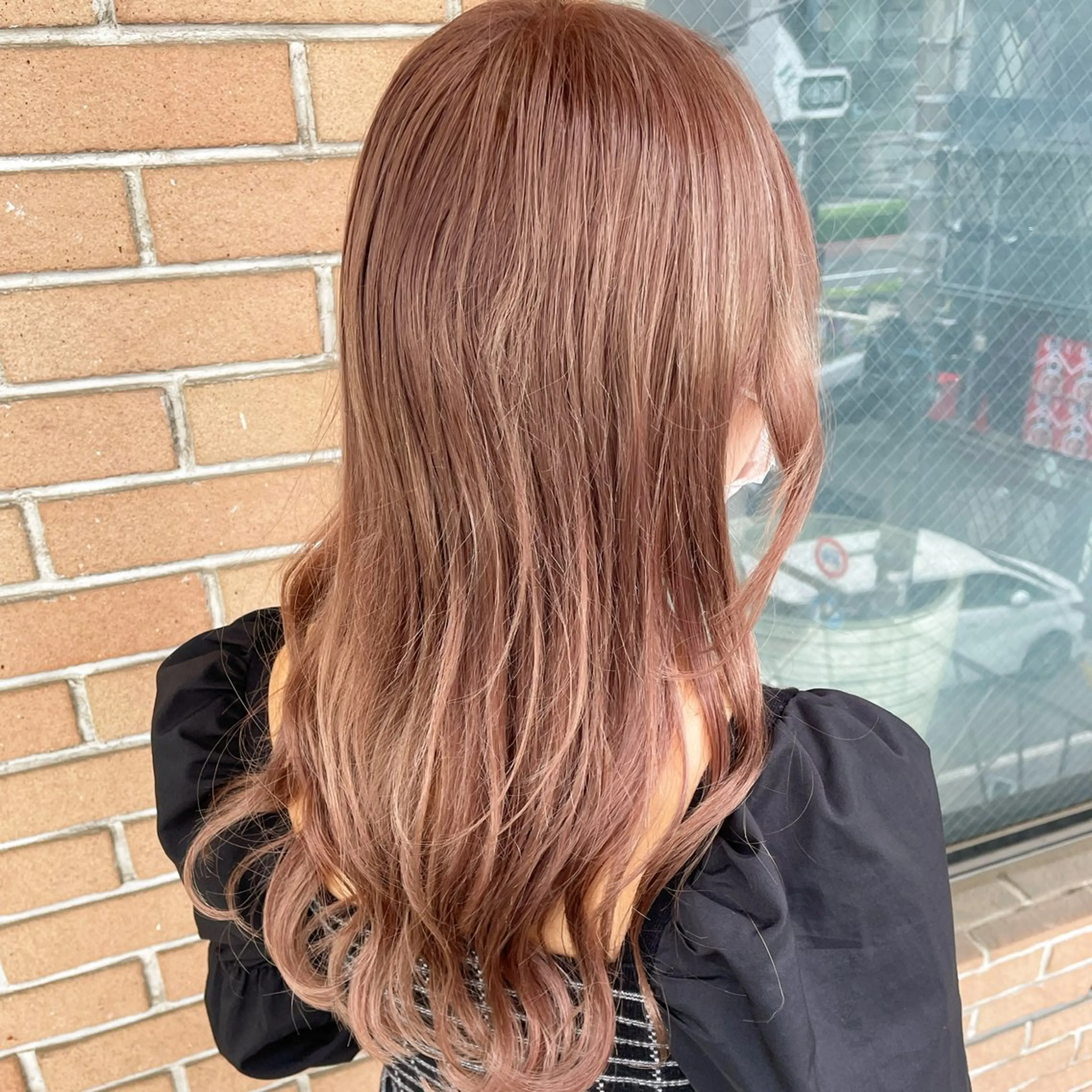 ロング 🔥コテ巻き風 ボブパーマ🔥のヘアスタイル