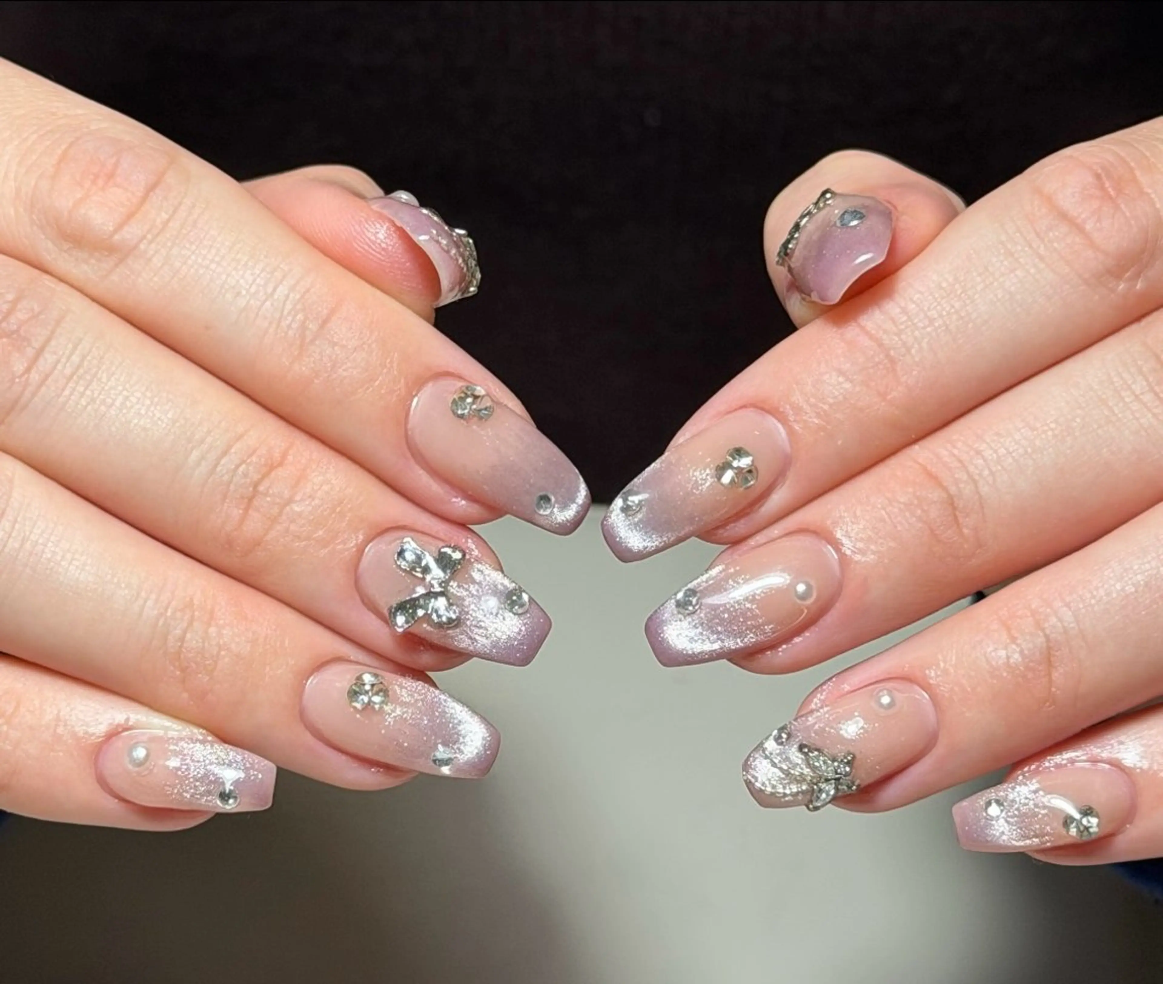 ネイル アートネイル べっ甲ネイル チークネイル 成人式 長さ出し ハンドネイル ハンドケア For you. Nail Salonのネイルデザイン