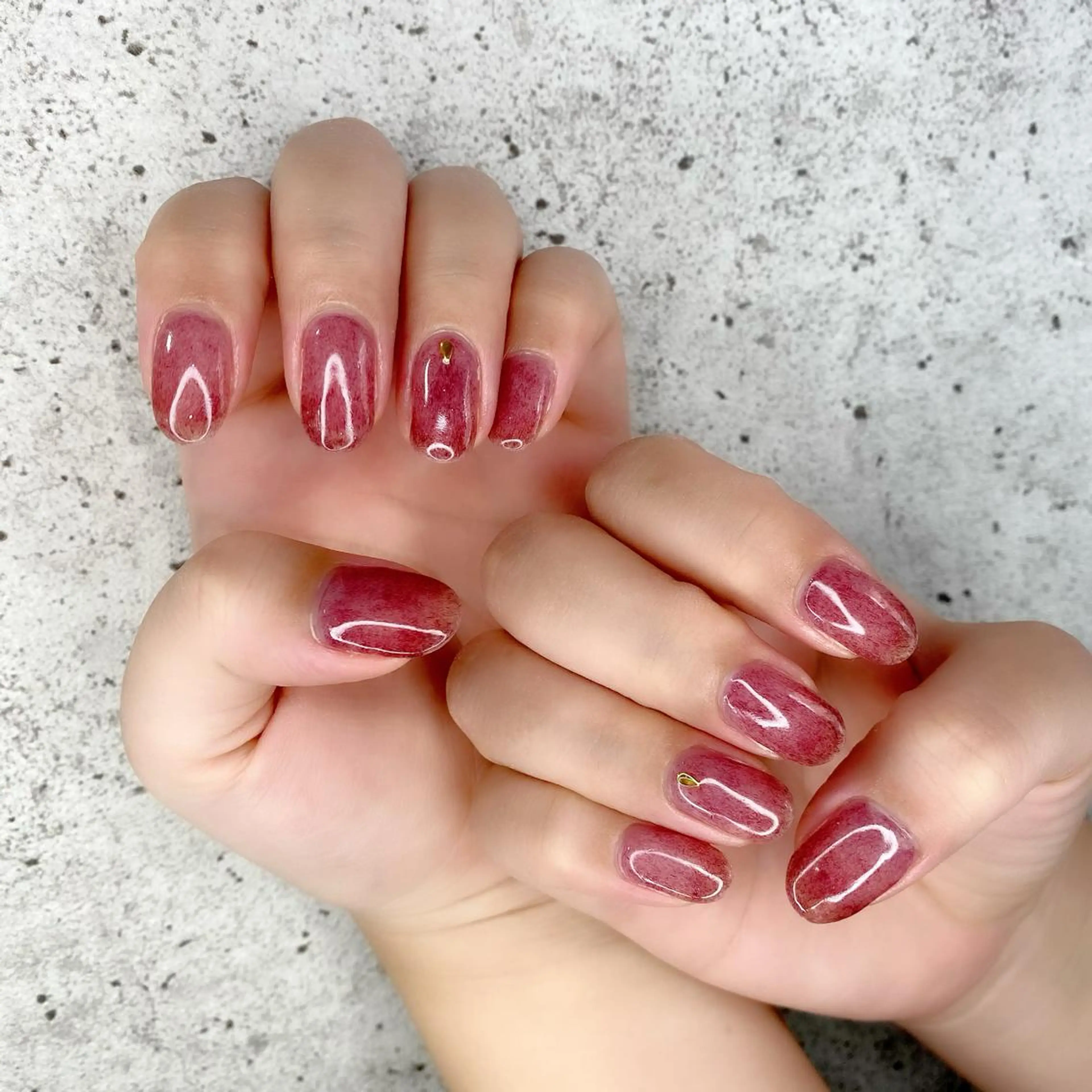 ミディアム カラー パーマ ヘアアレンジ メンズ キッズ ネイル マツエク・マツパ Salon Ｋのネイルデザイン