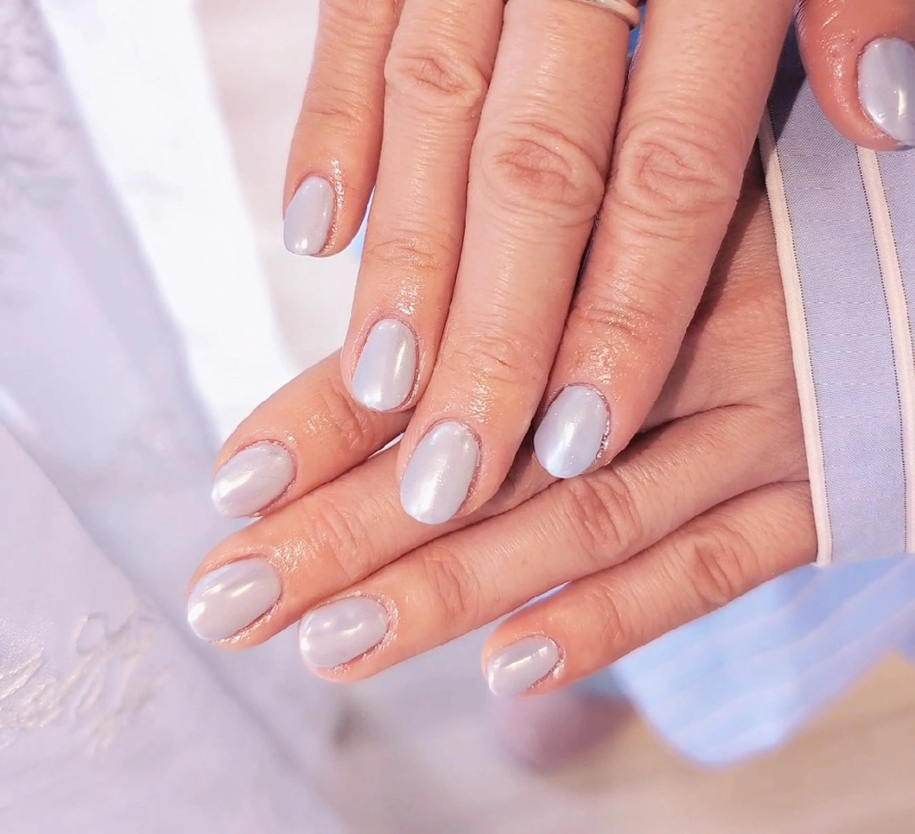 ネイル 長さ出し ジェルネイル 韓国ネイル マグネットネイル ニュアンスネイル ハンドネイル I LOVE ME NAIL.｡.:*♡のネイルデザイン