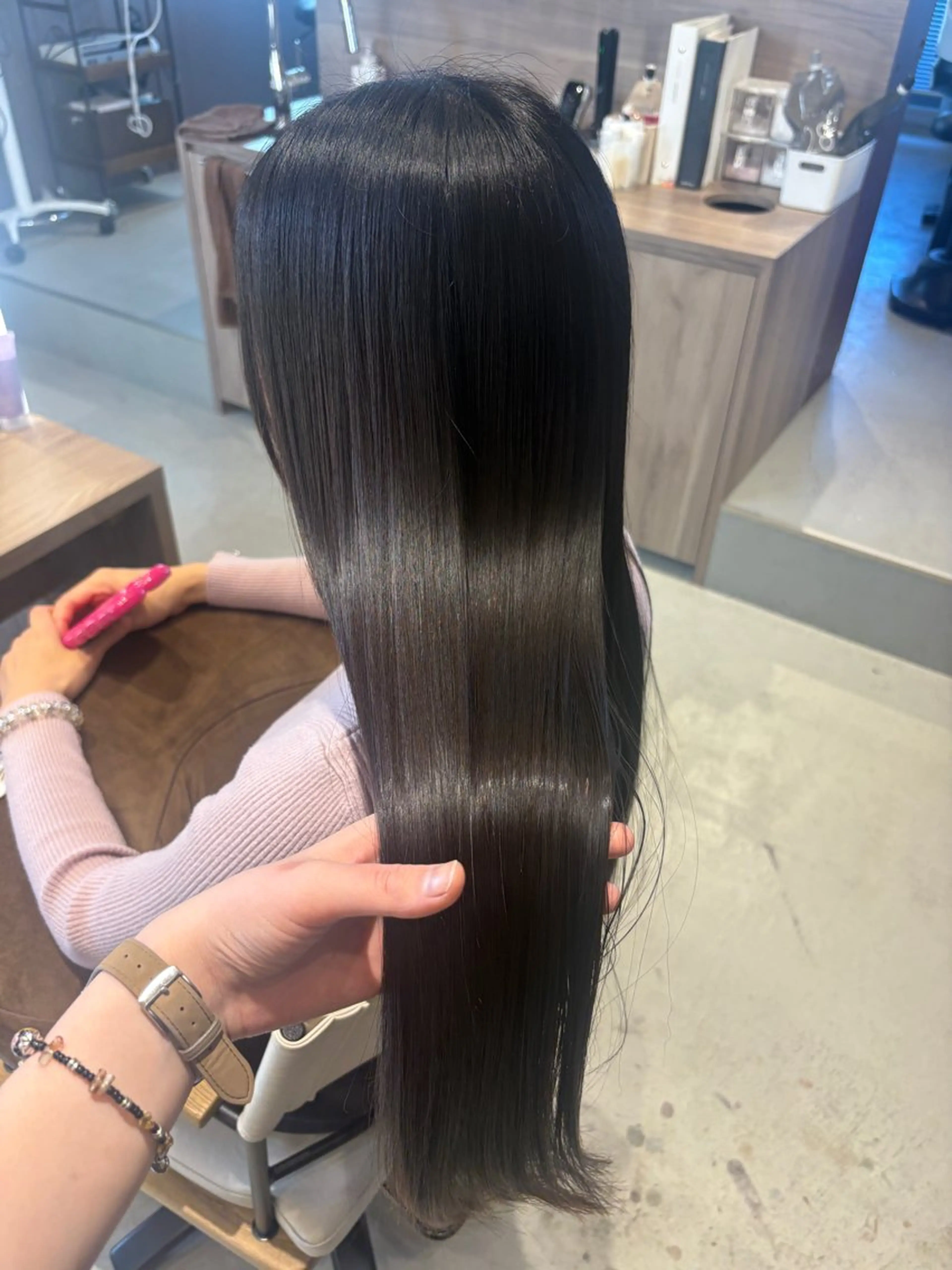 ロング 比嘉 星菜のヘアスタイル