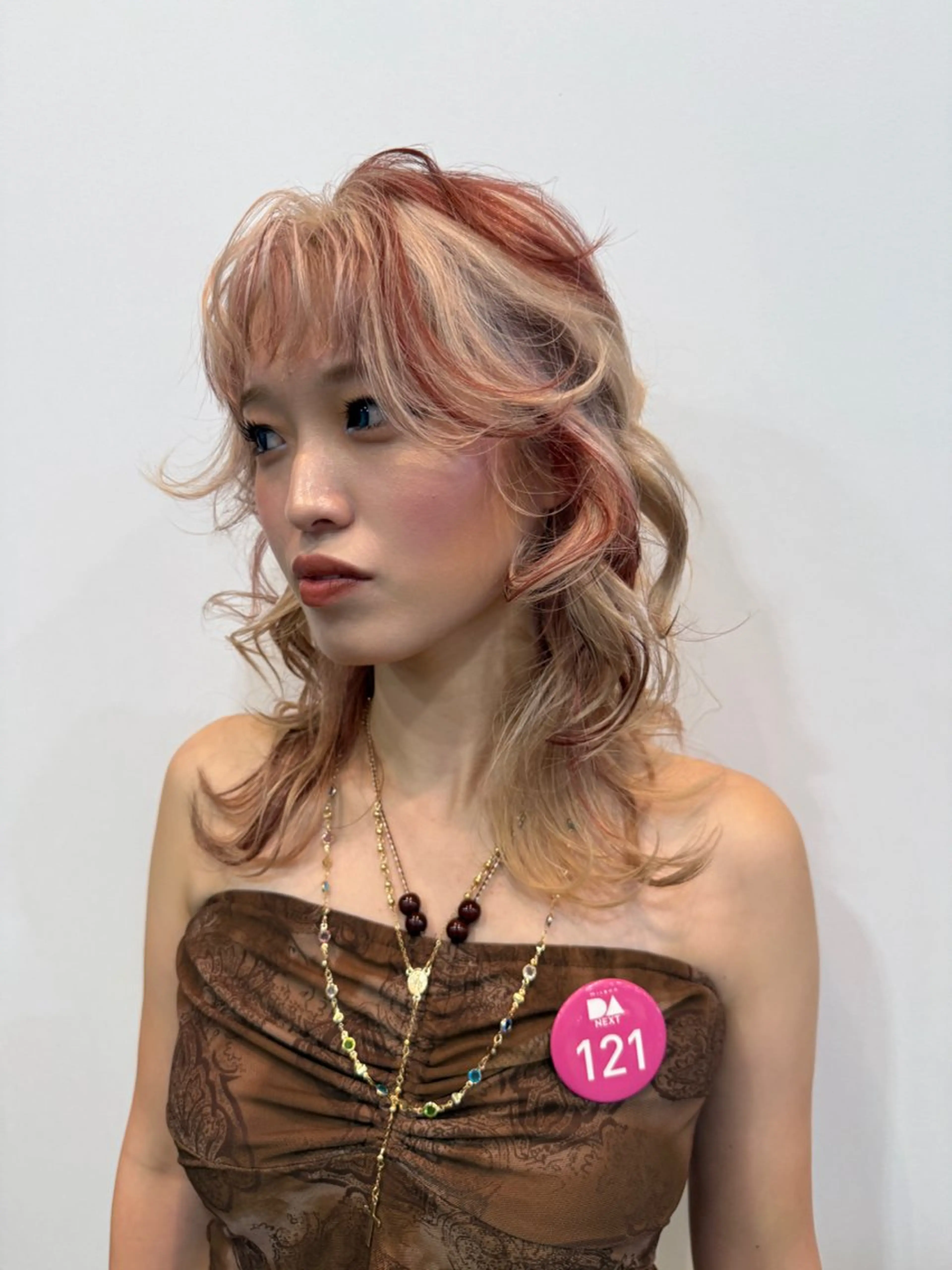 ロング ヘアカラー Maho/海外 レイヤー/ハッシュのヘアスタイル