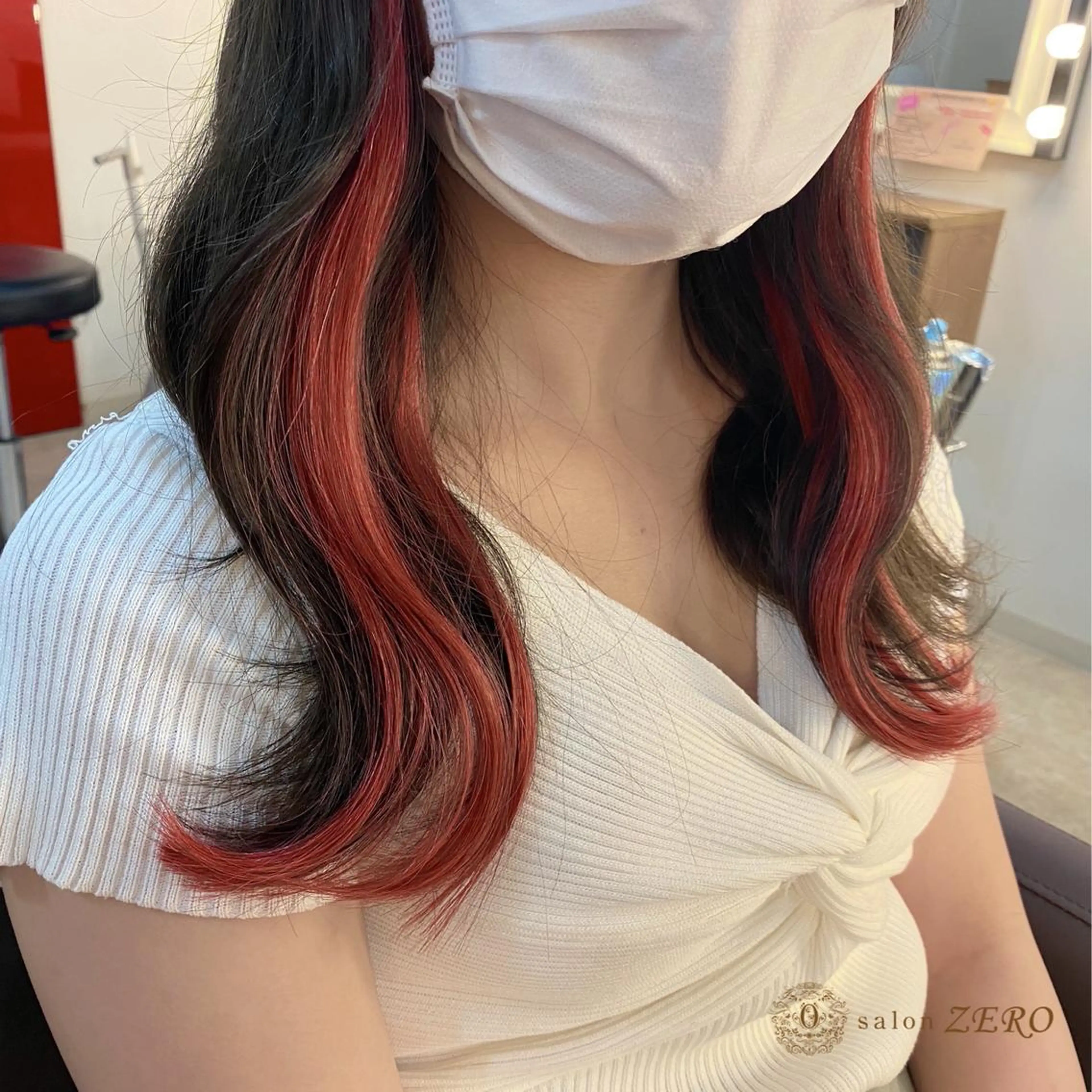ミディアム ヘアアレンジ シールエクステ エクステ エクステ Hair Make Salon ZEROのヘアスタイル