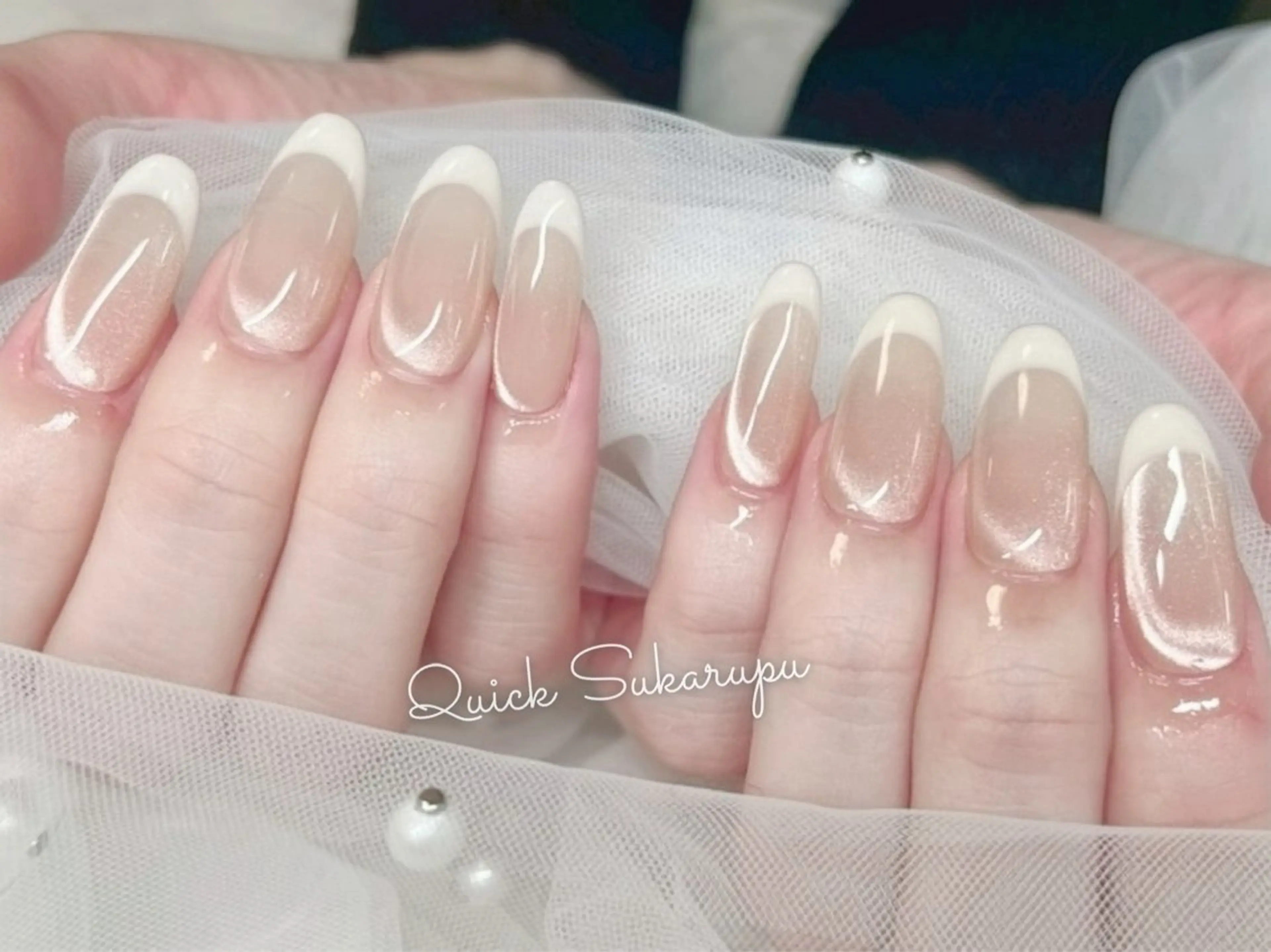 ミディアム Quick Sukarupuのネイルデザイン
