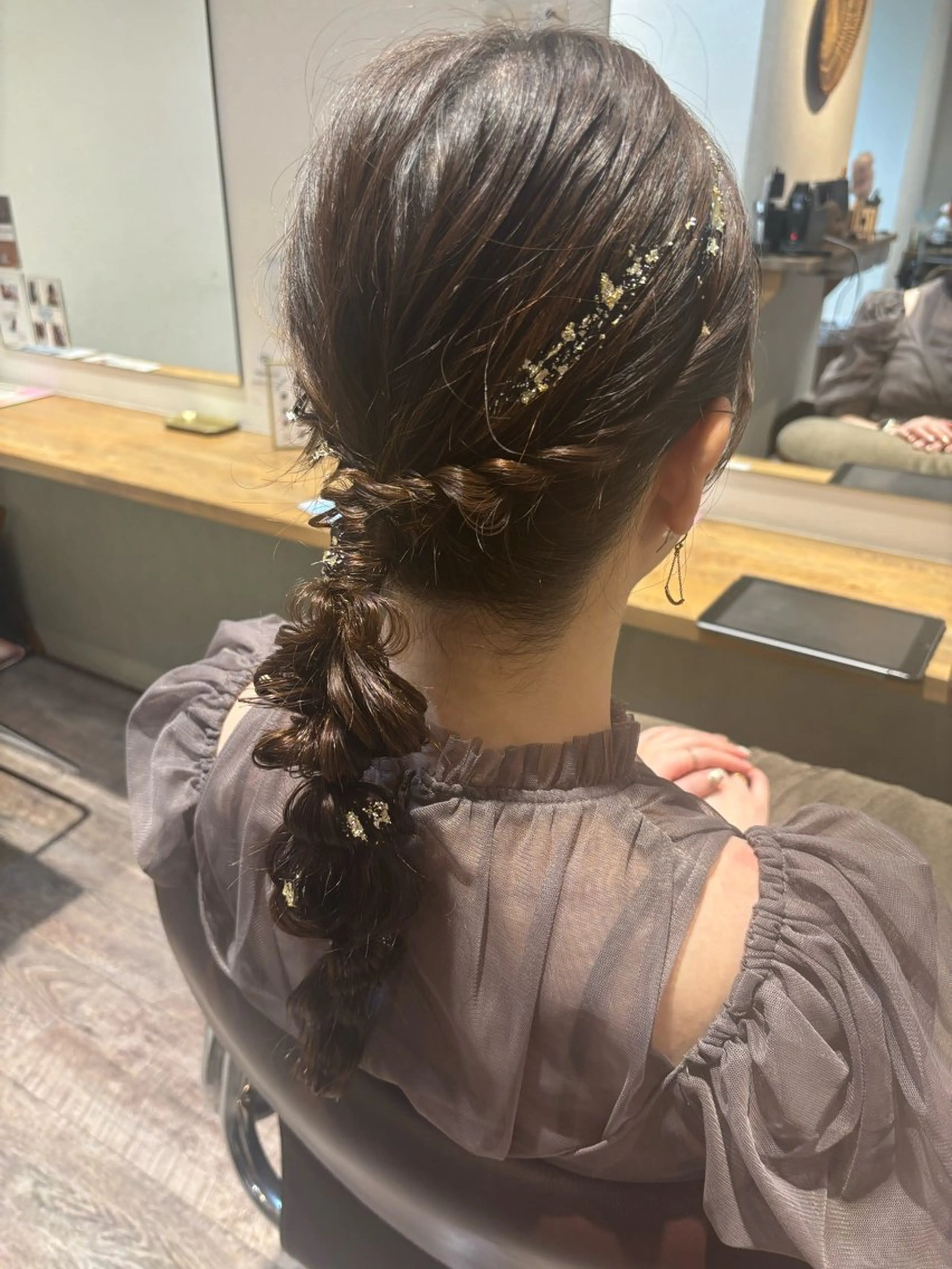 ロング あらい まさえのヘアスタイル
