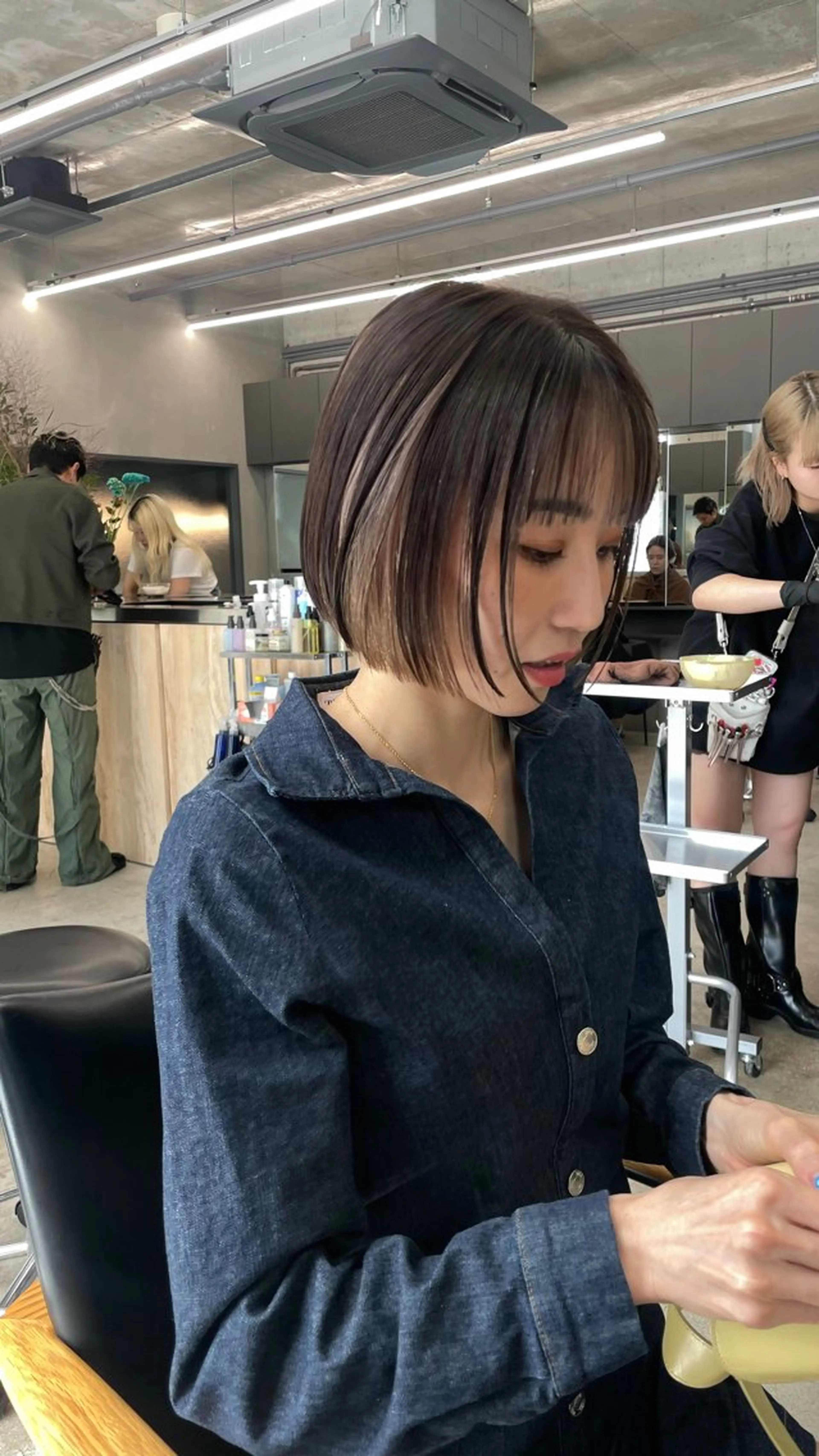 カラー カット ヘアカラー トリートメント 佐伯 和佳のヘアスタイル