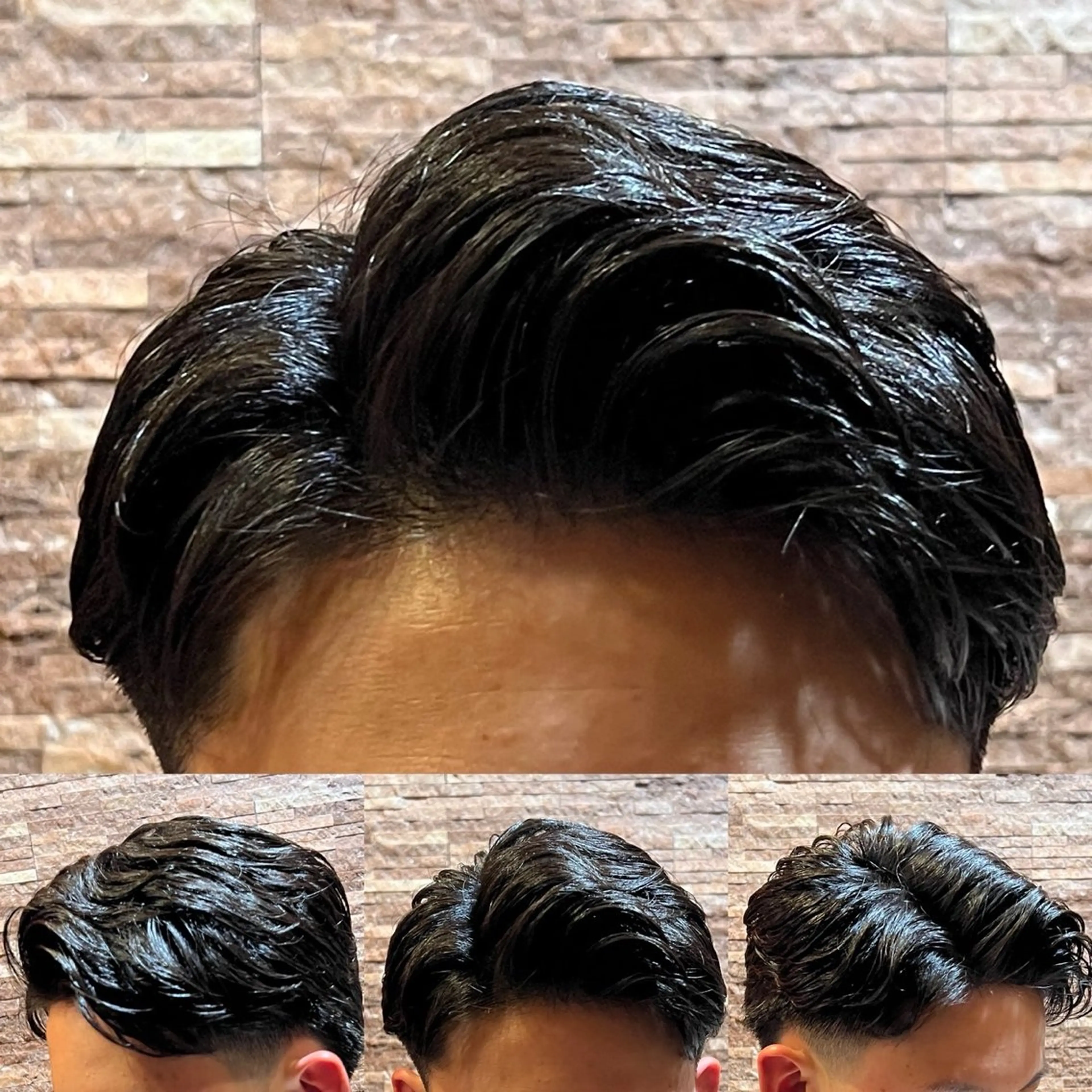 メンズ カット パーマ シマサキ シイナのヘアスタイル