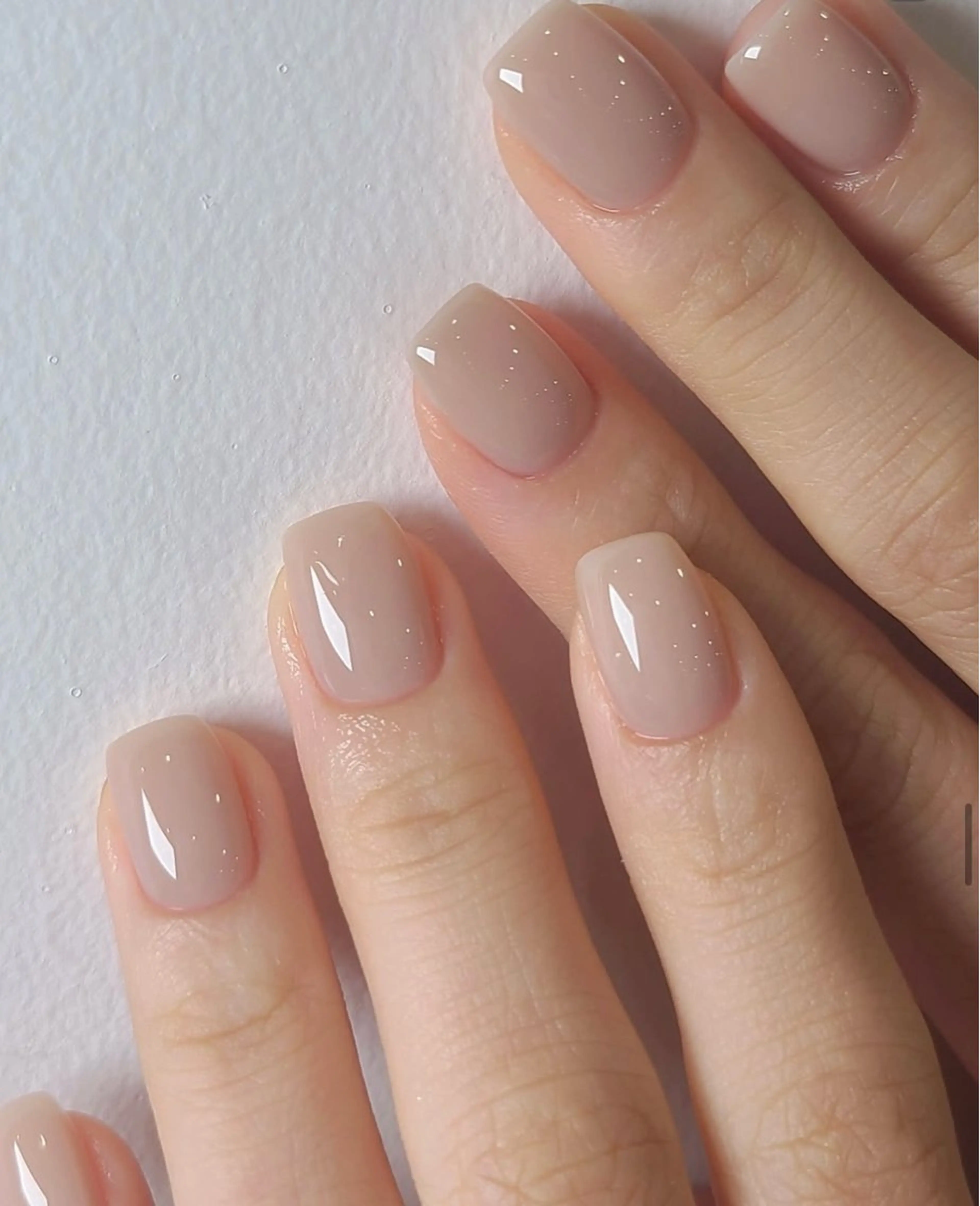 ネイル ワンカラーネイル ハンドネイル sora ❄️のネイルデザイン