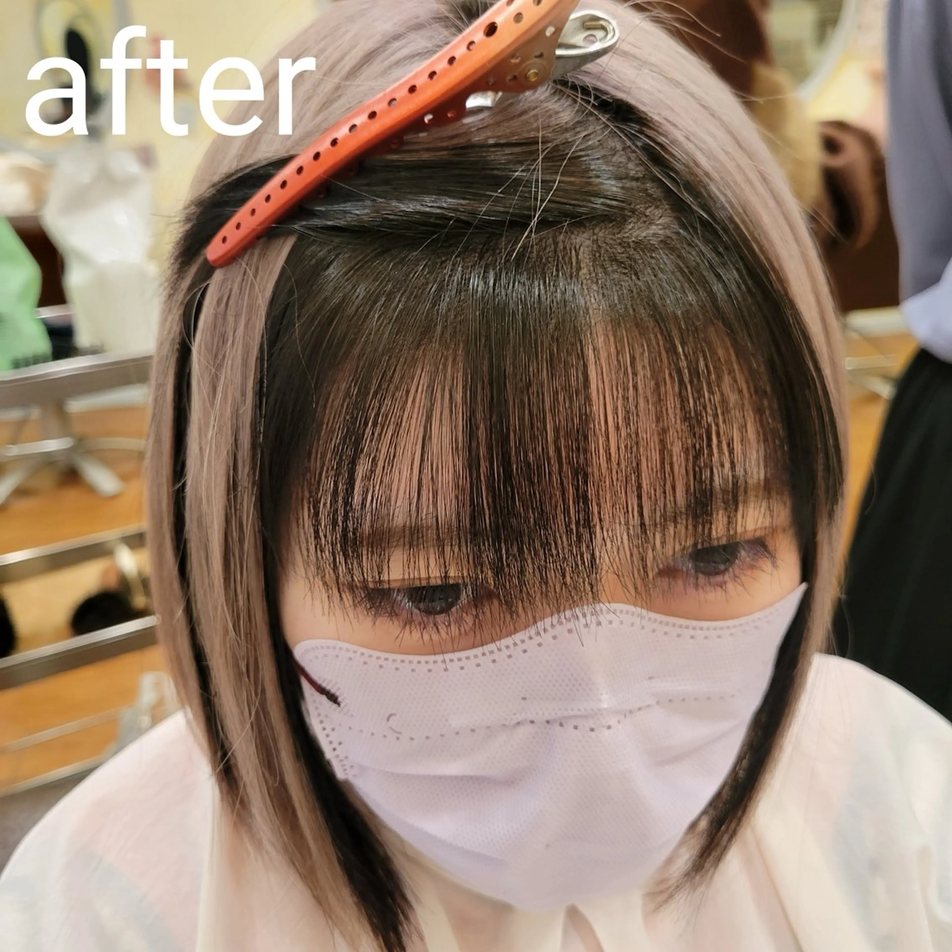 カット+クロスパーマの写真