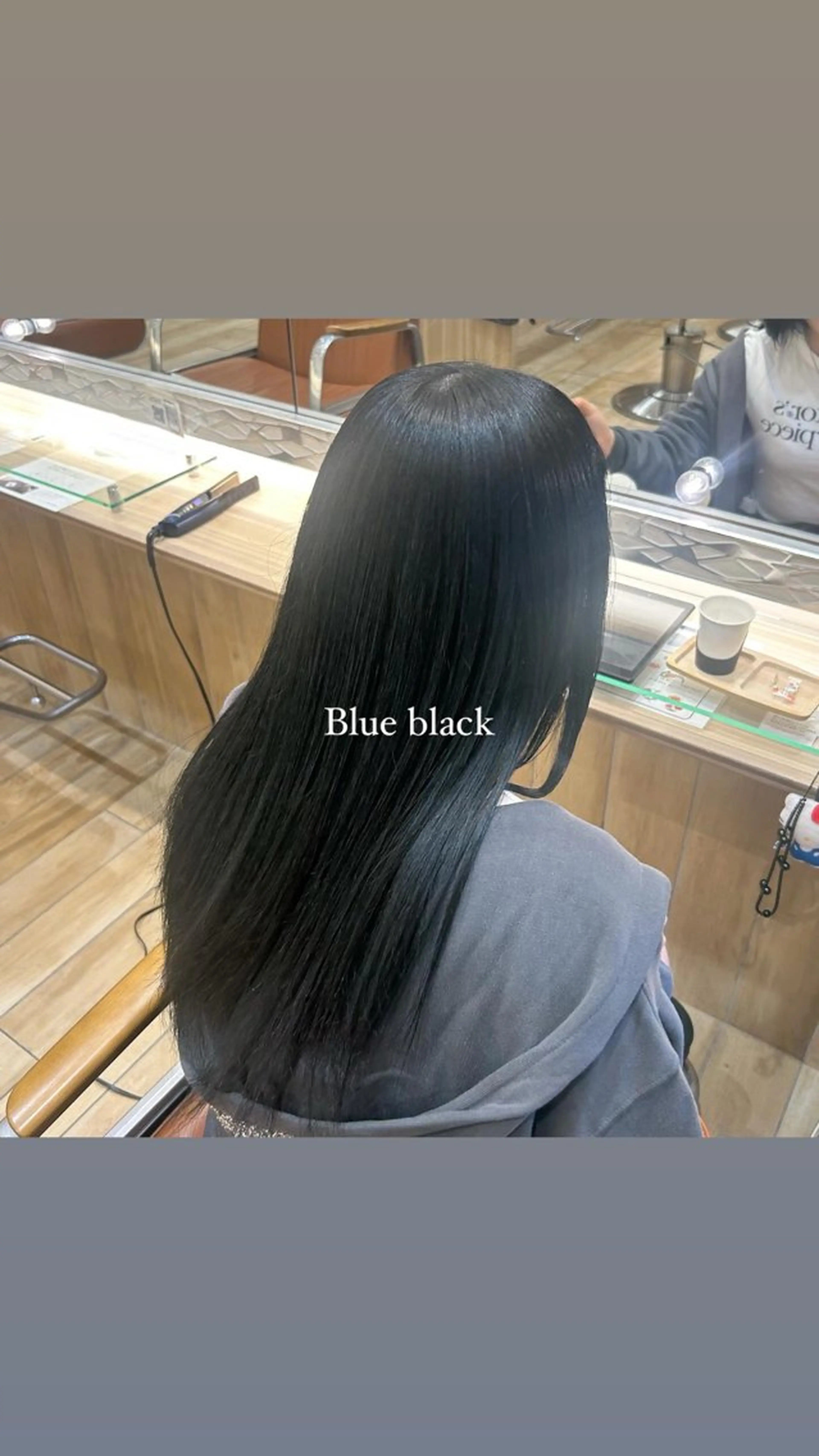 ロング カラー ブルーカラー 透明感カラー 顔周りレイヤーカット /髪質改善/ゆう🤍のヘアスタイル