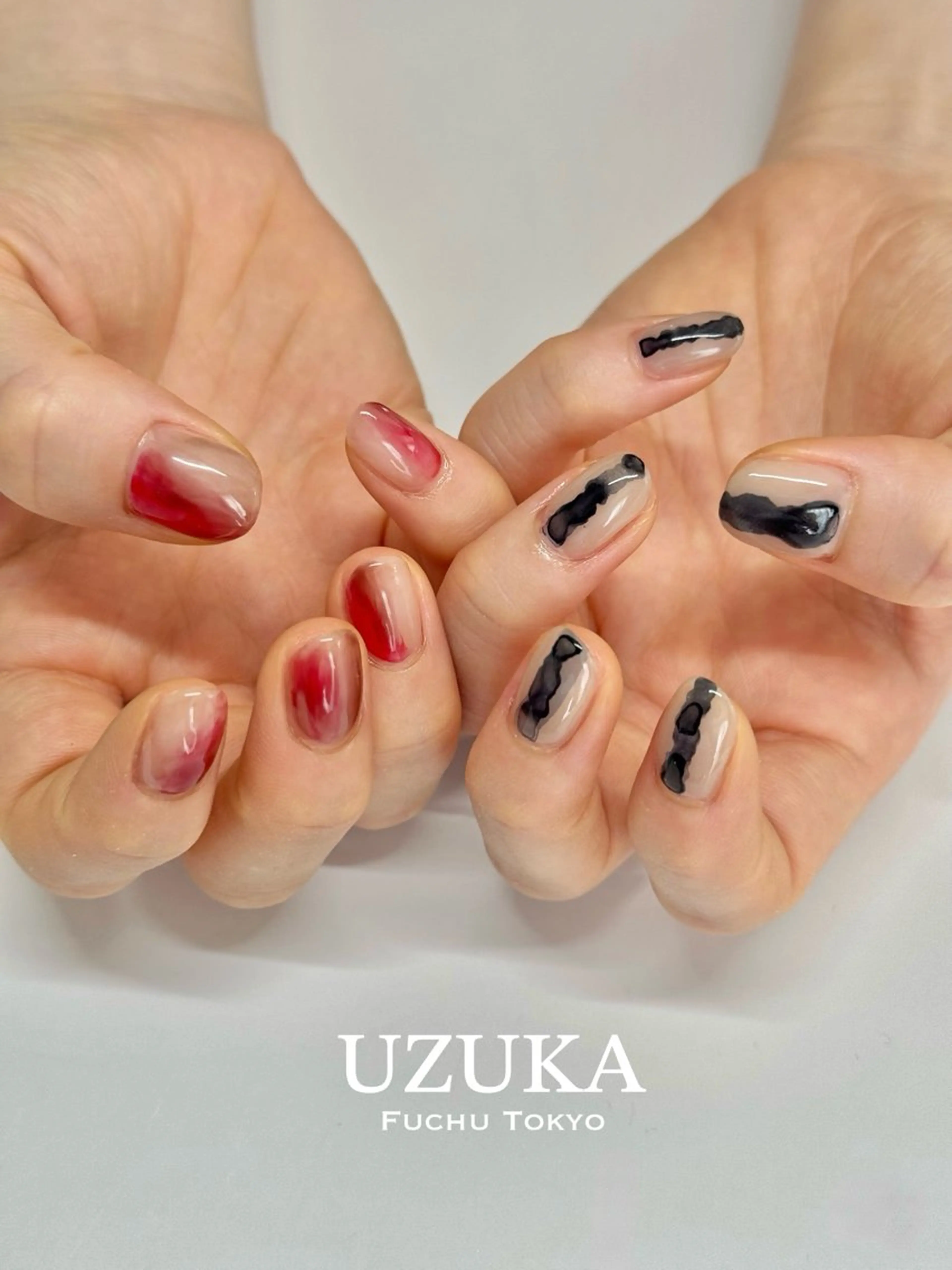 ネイル グラデーション ニュアンスネイル 【 enn 】 Uzuka Yukaのネイルデザイン