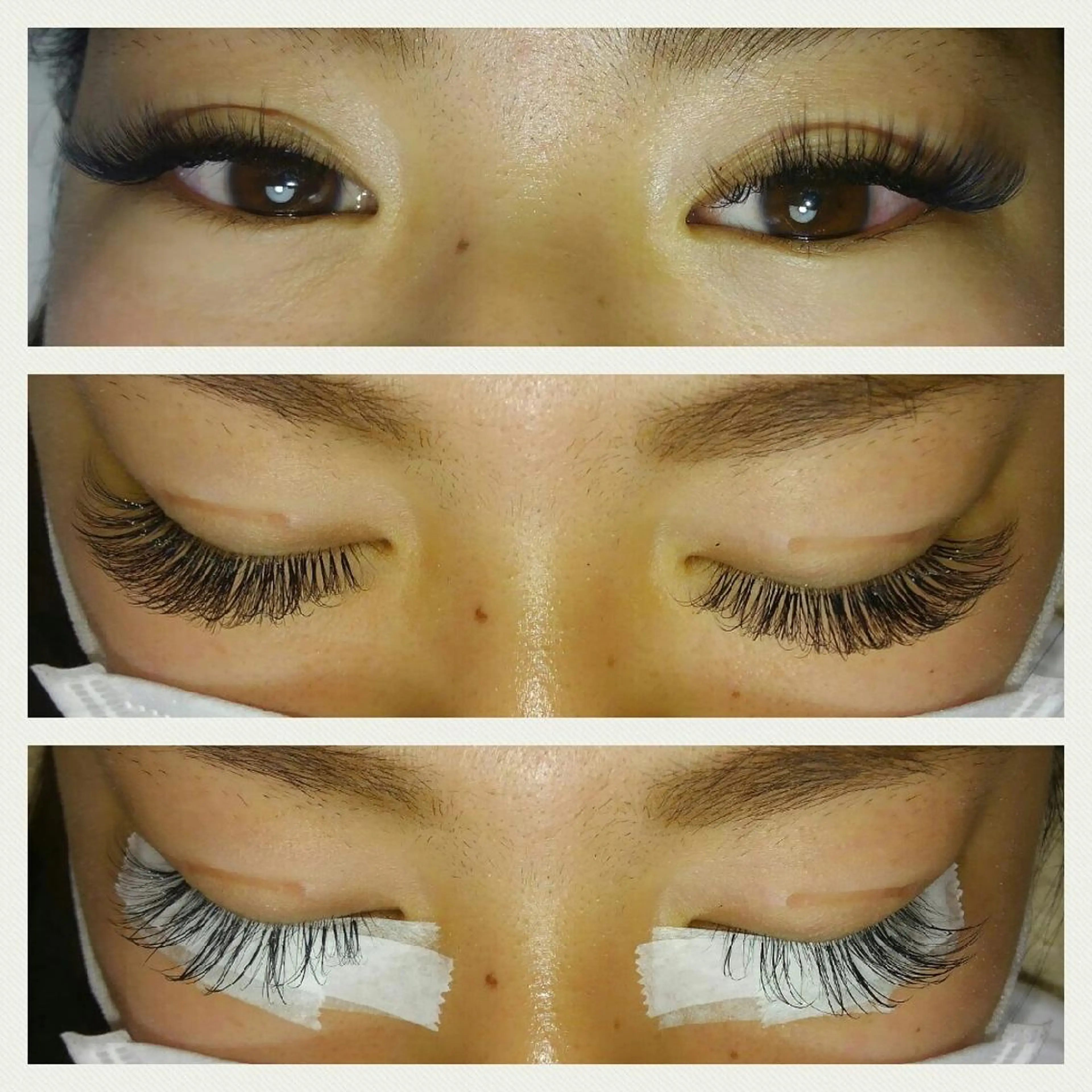 マツエク・マツパ キュート Dカール ボリュームラッシュ マツエク Rouge ・ K  　のマツエク・マツパデザイン