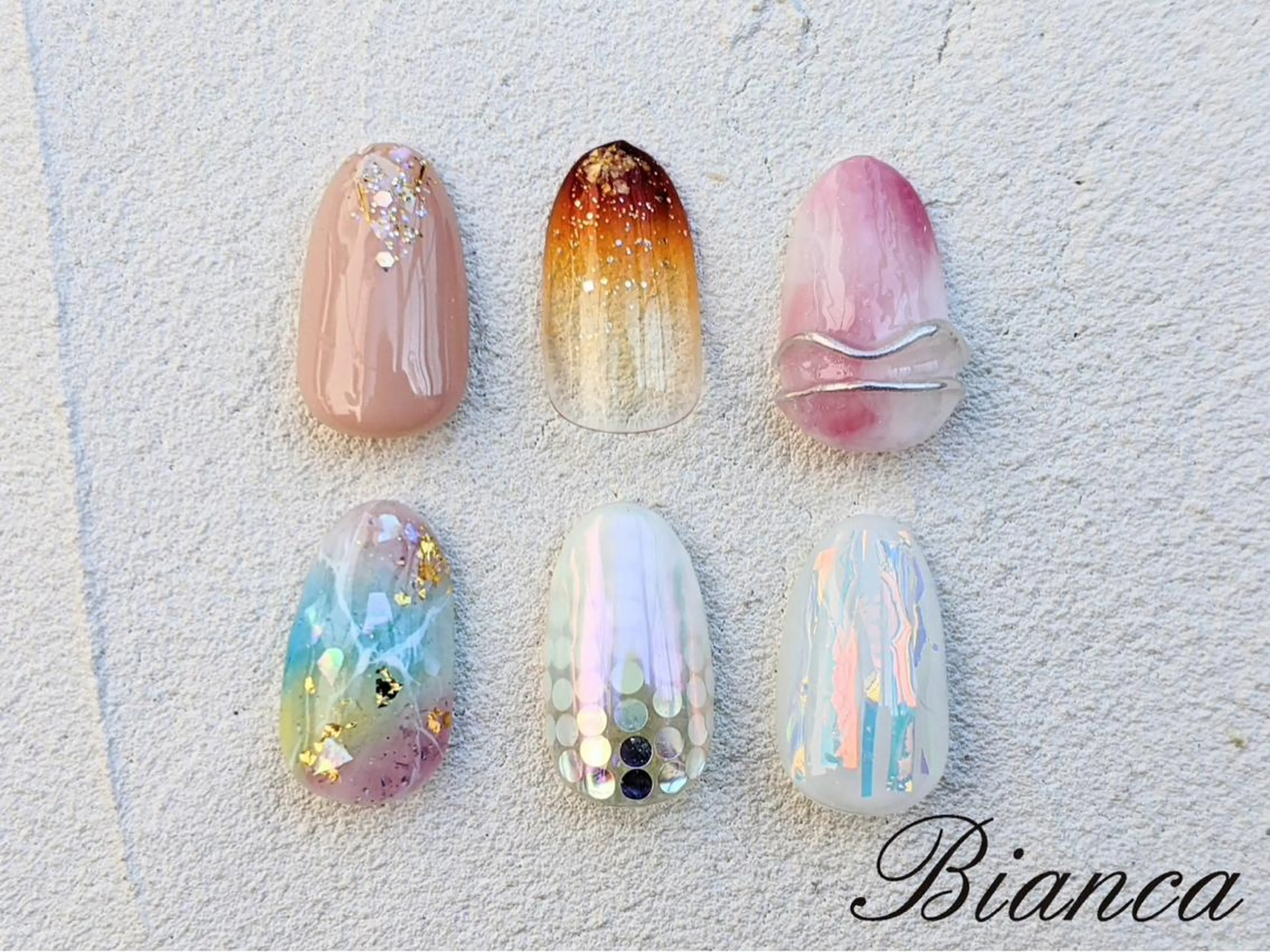 ネイル ハンドネイル Bianca栄店 みさとのネイルデザイン