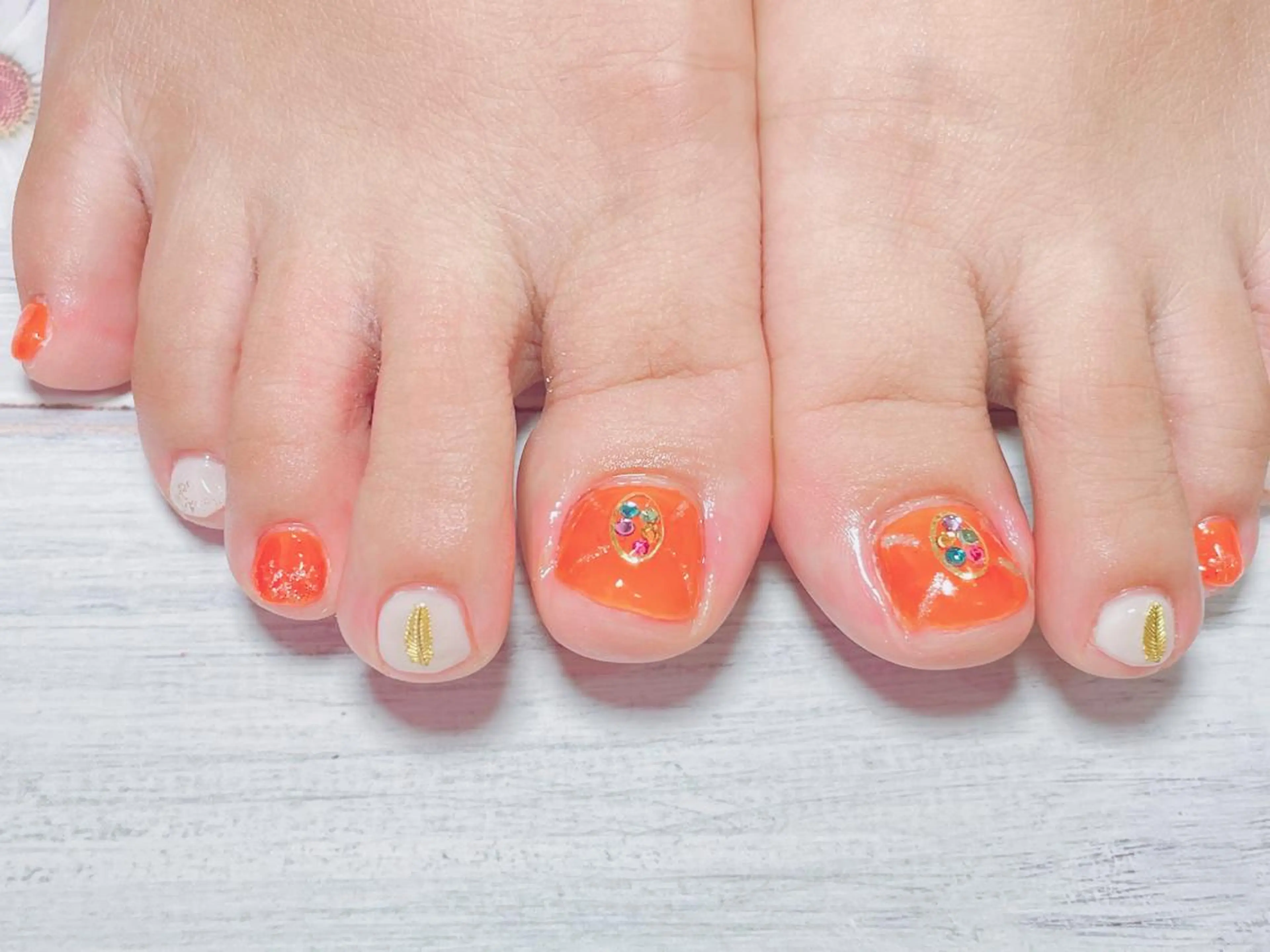 ネイル フットネイル nailsalon Rinのネイルデザイン