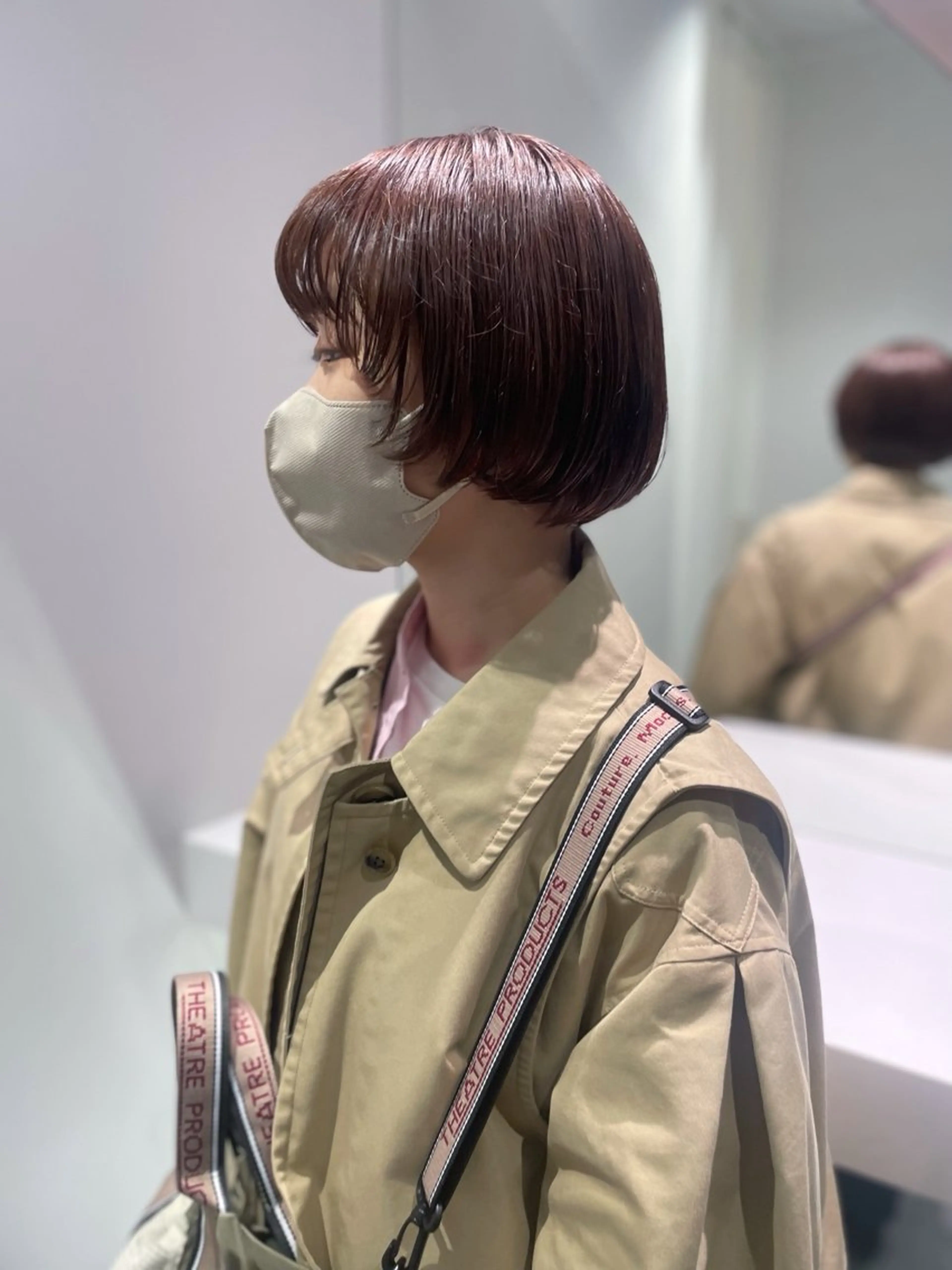 ショート カラー 佐野 えり奈のヘアスタイル