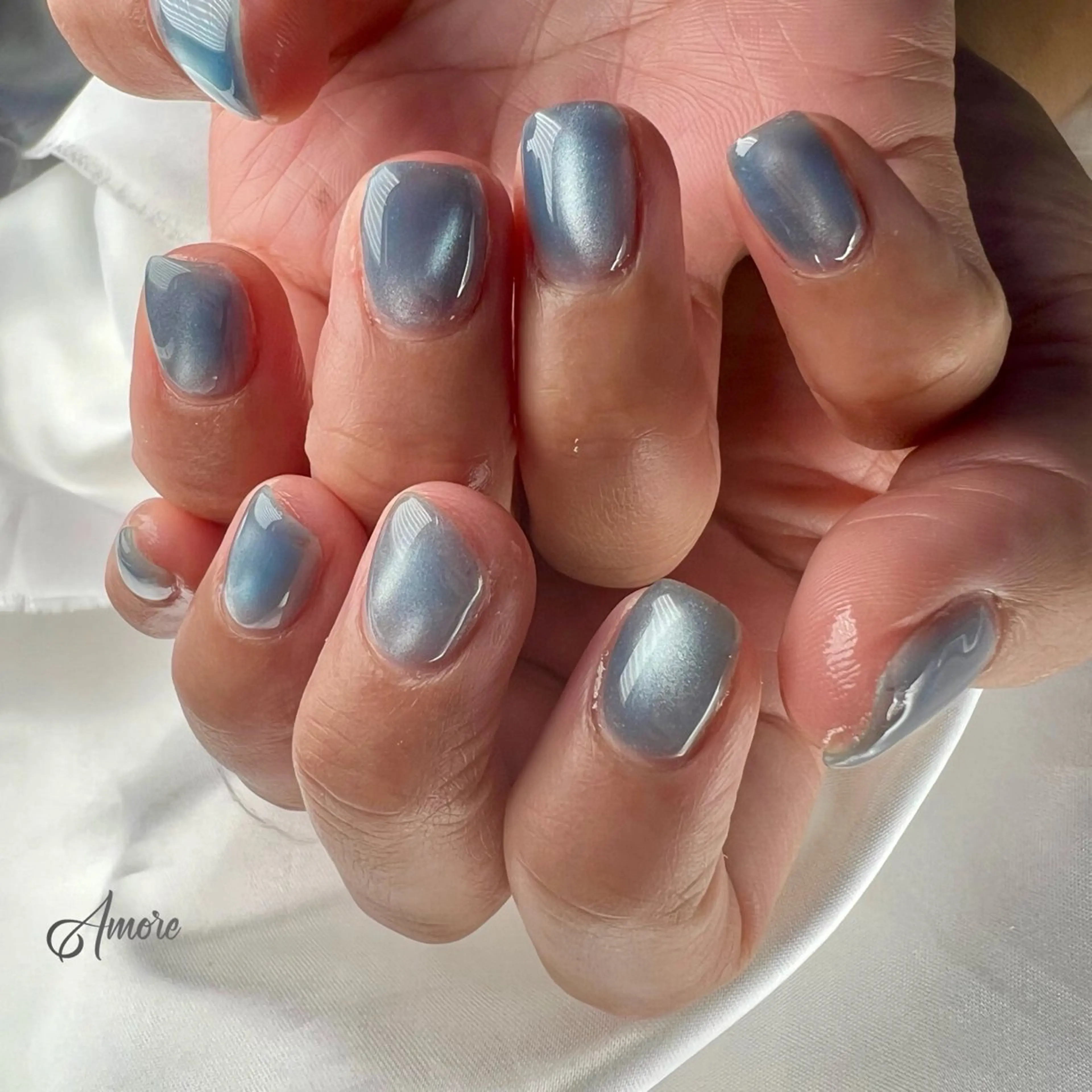 ネイル ジェルネイル キラキラネイル 韓国ネイル マグネットネイル パラジェル You kyehwaのネイルデザイン