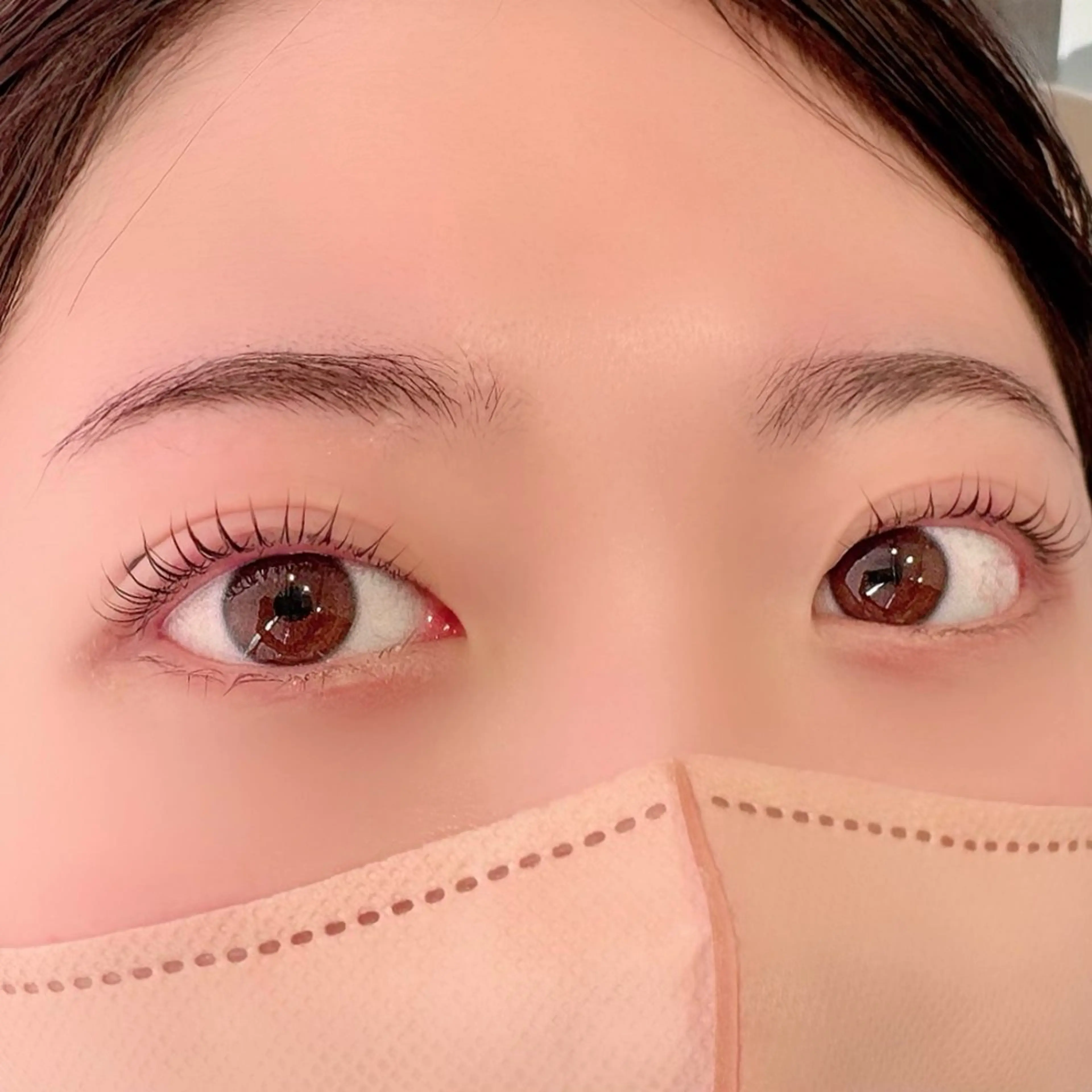 マツエク・マツパ カットモデル𓍲艶髪 🫧秋積日向のヘアスタイル