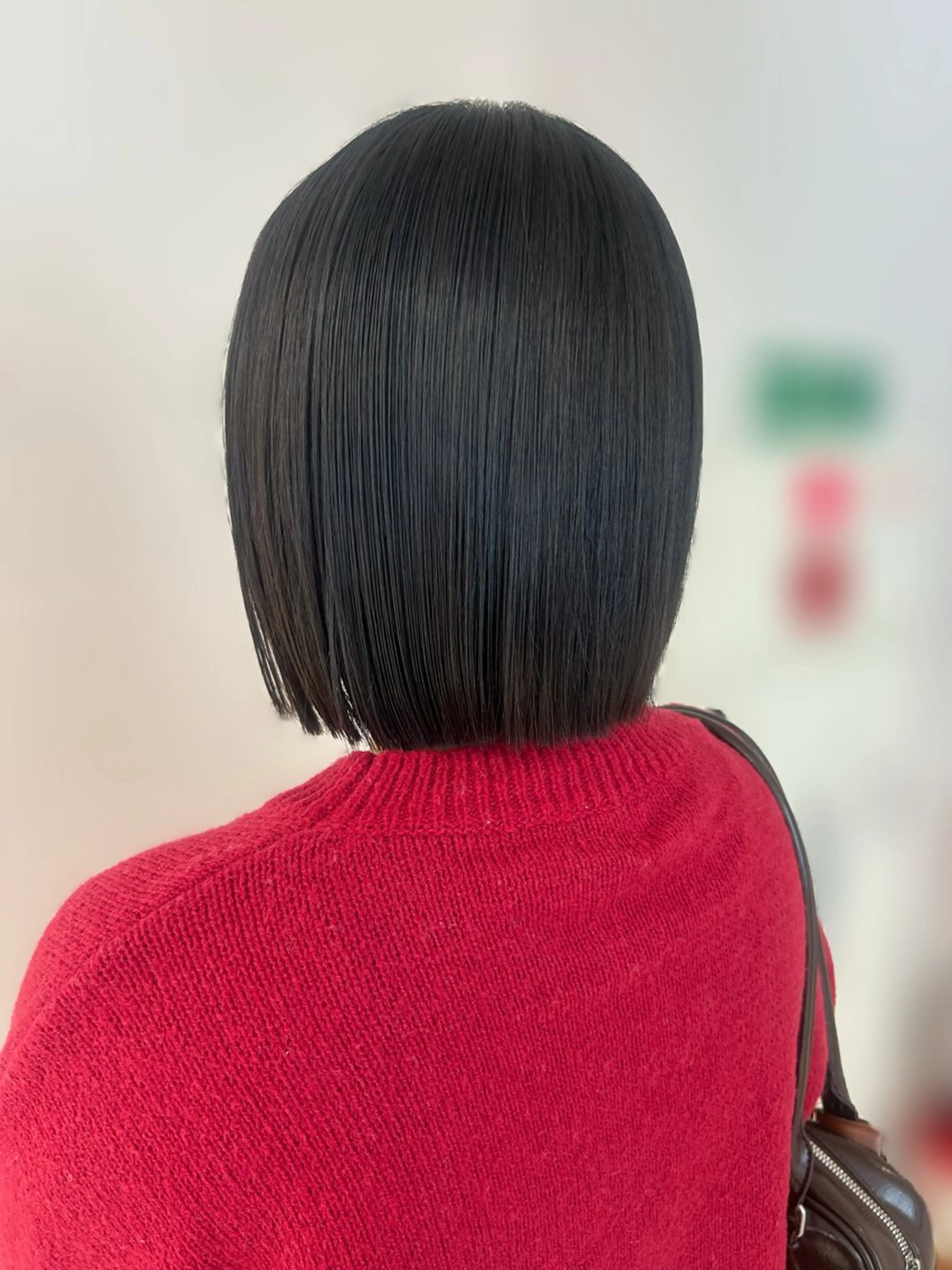 ミディアム カット ツヤ感／似合わせ カラー🌿yuiのヘアスタイル