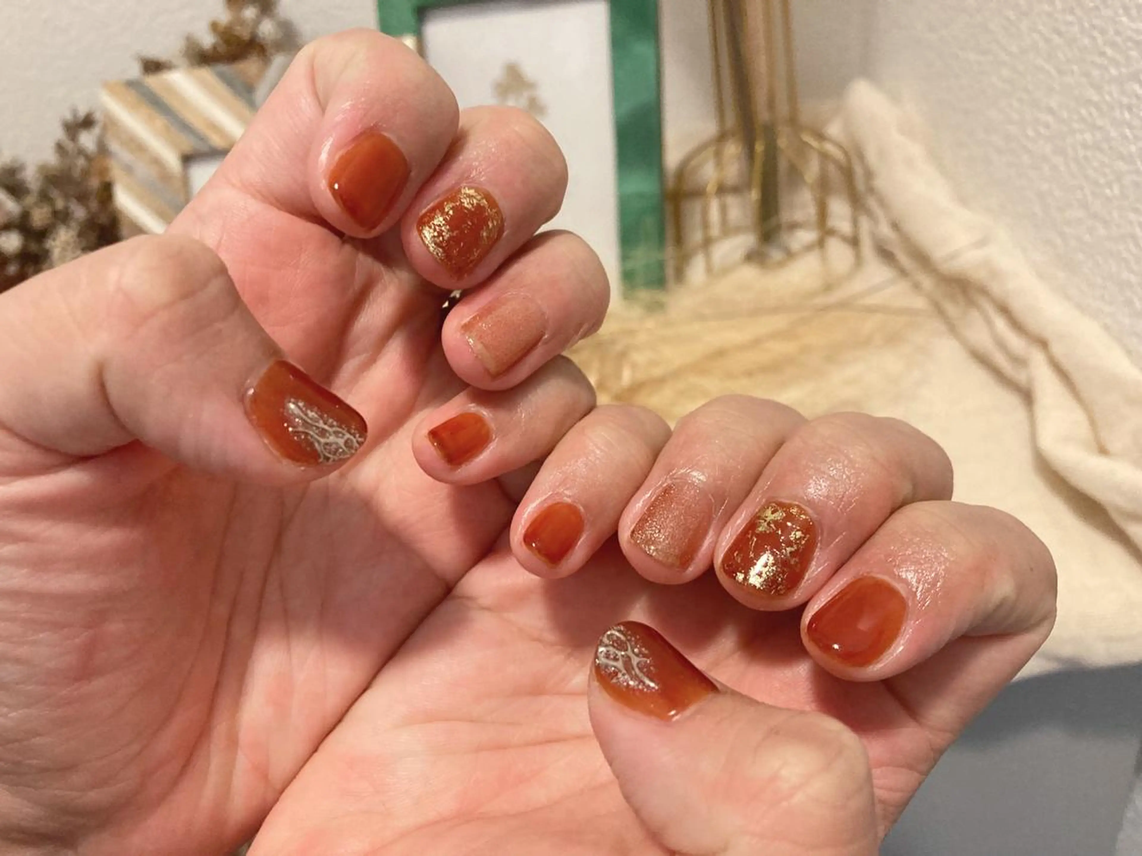 ネイル フットネイル ジェルネイル 韓国ネイル マグネットネイル ミラーネイル mogunail &blowのネイルデザイン