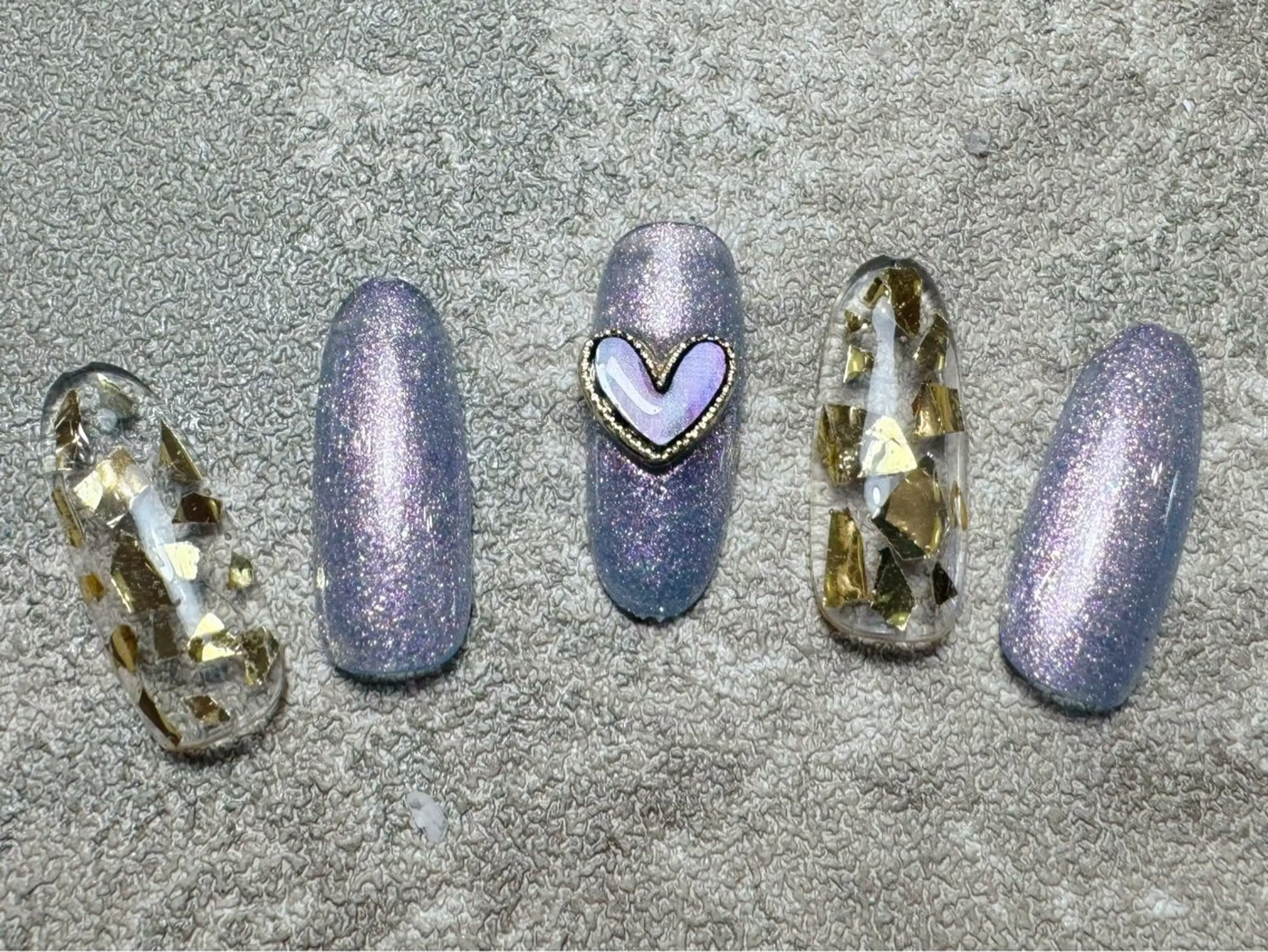 ネイル ハンドネイル マジック ミラーのネイルデザイン