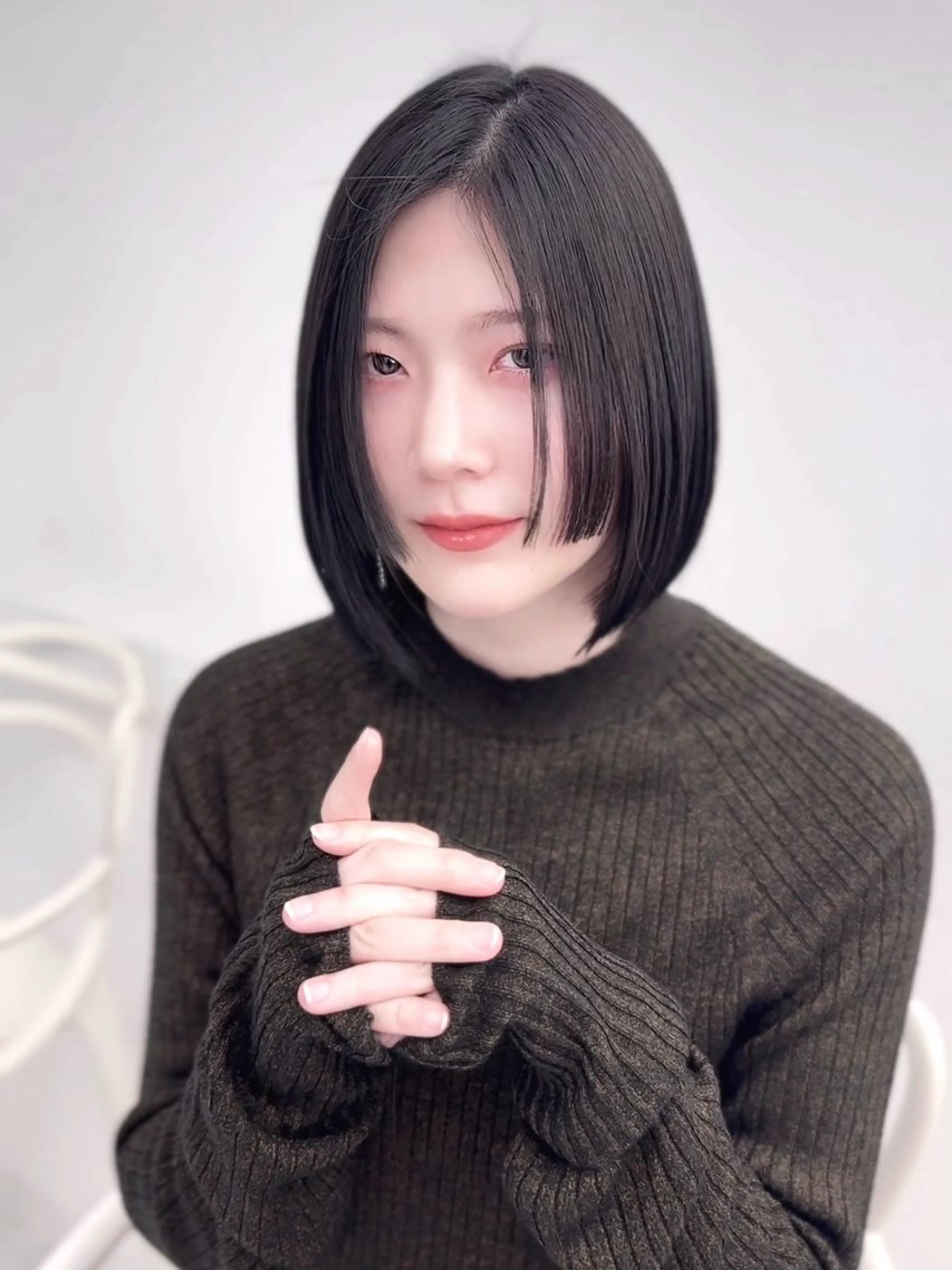 ショート カラー ヘアアレンジ 縮毛矯正🤍 盛れるボブ/ひかりのヘアスタイル