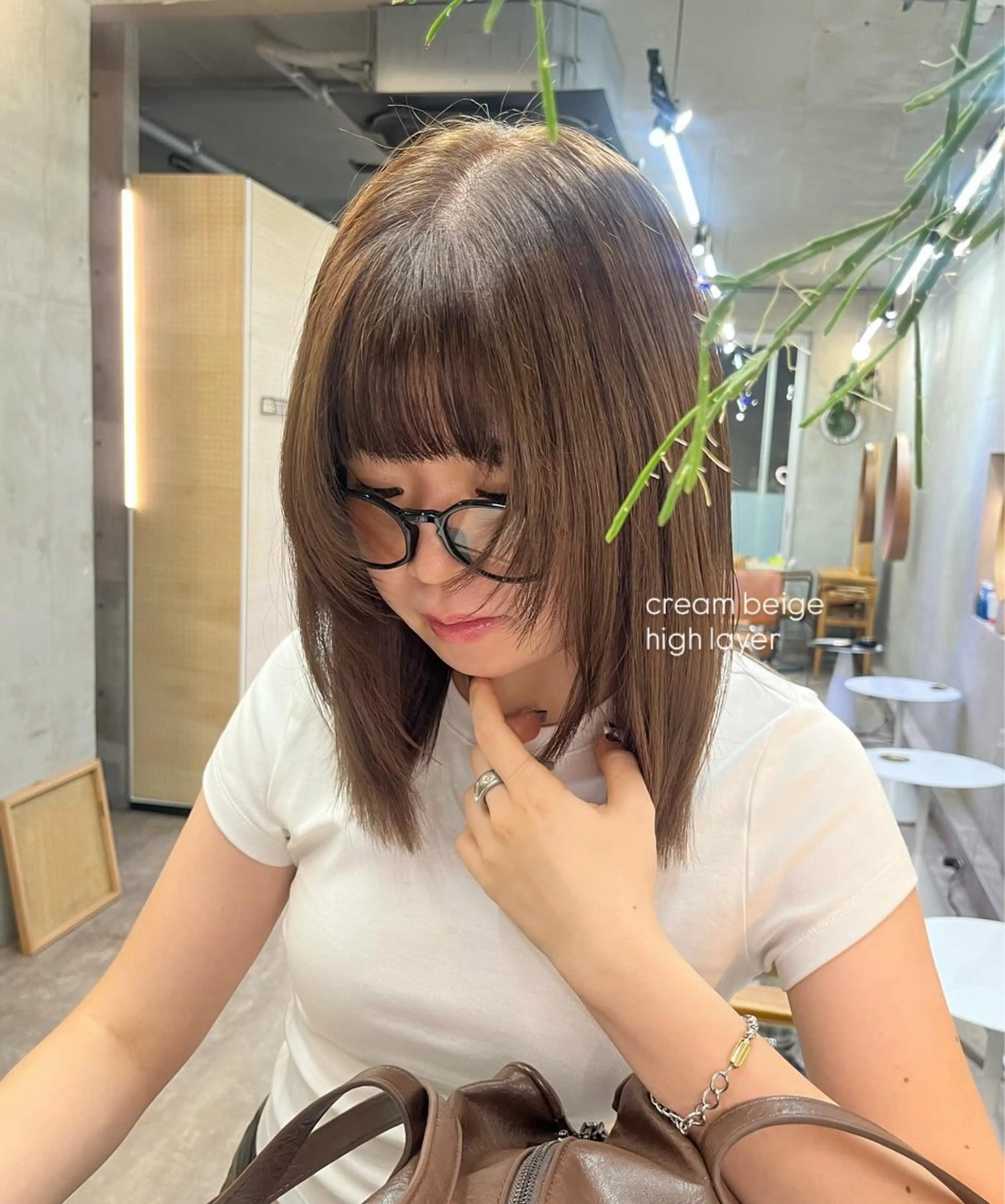 ミディアム カラー カット ヘアカラー SALT WATER所属・🤎𝐌𝐚𝐨⌇ お悩み解決美容師🤎のヘアスタイル