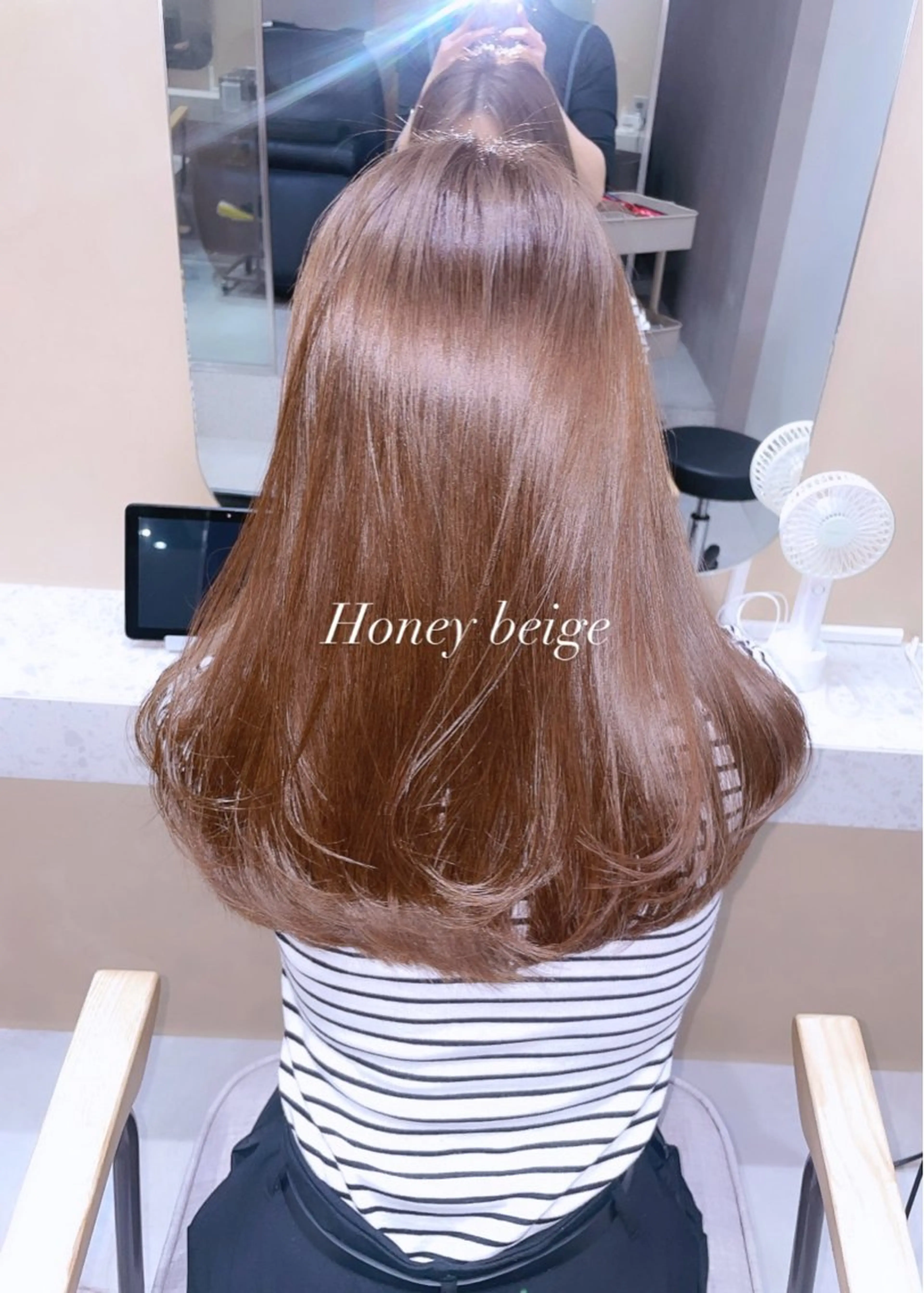 セミロング ヘアカラー トリートメント 圧倒的モテ艶髪💎 レイヤー💎kanaのヘアスタイル