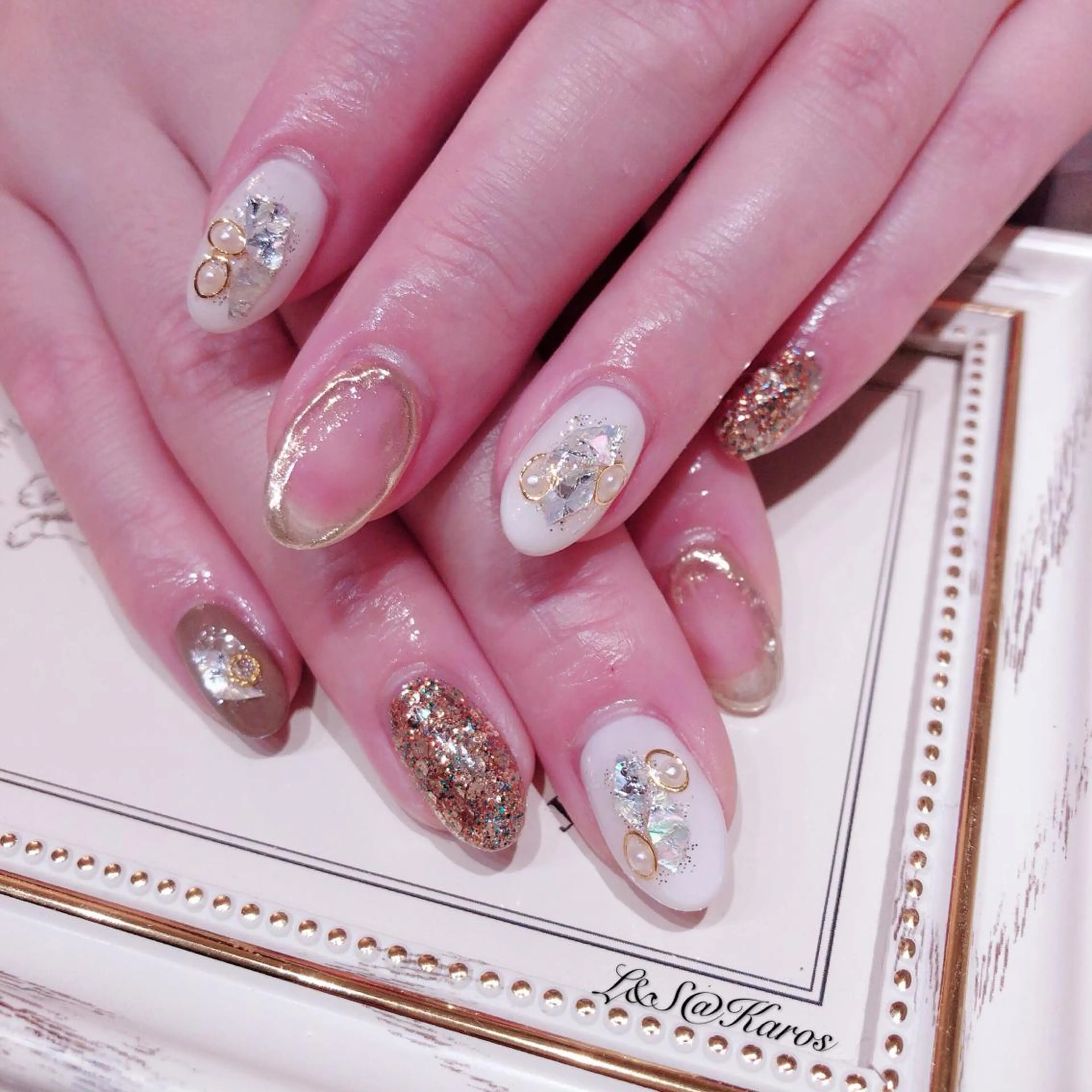 ネイル ハンドネイル L&S@ Karosのネイルデザイン