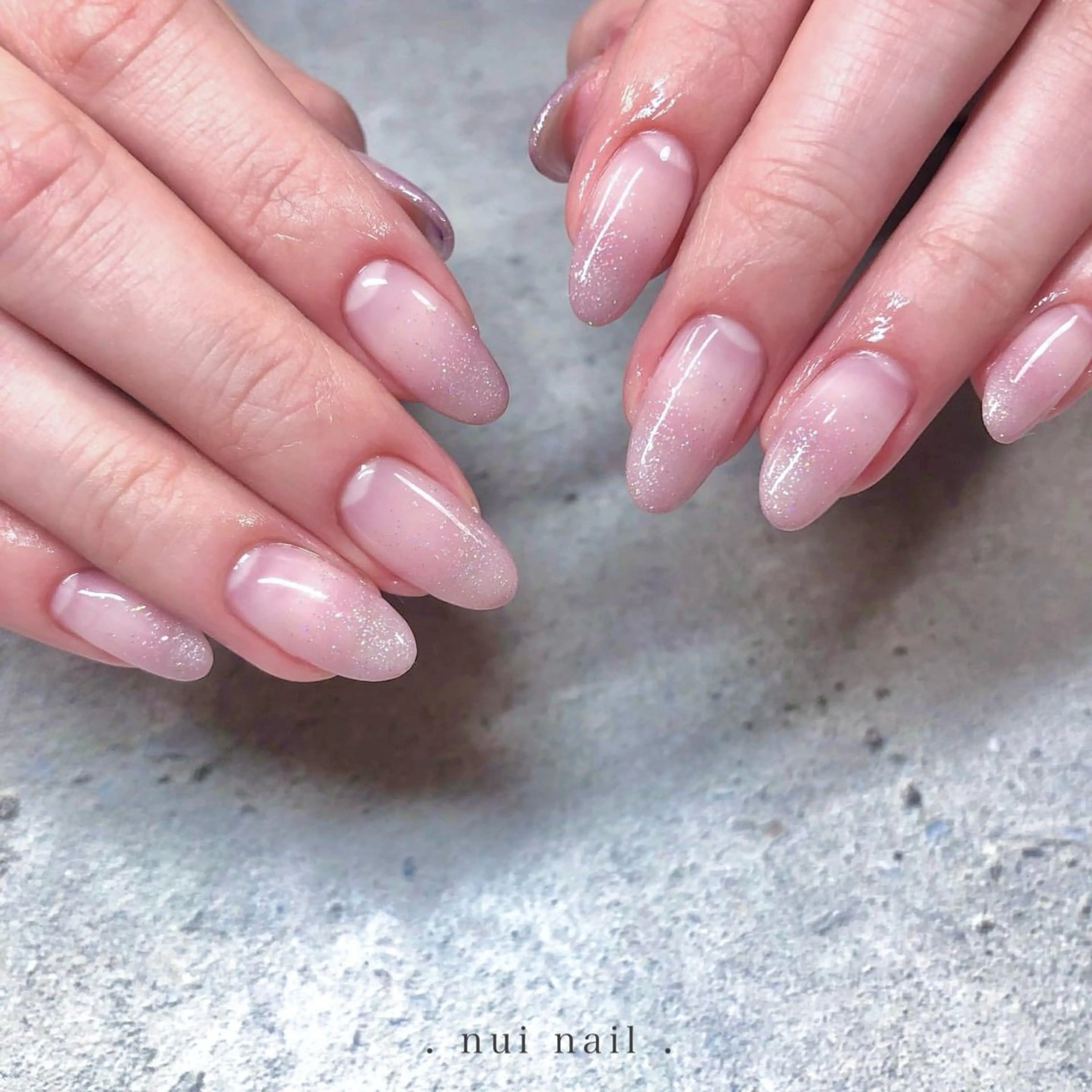 ネイル グラデーション ハンドネイル nui nailのネイルデザイン