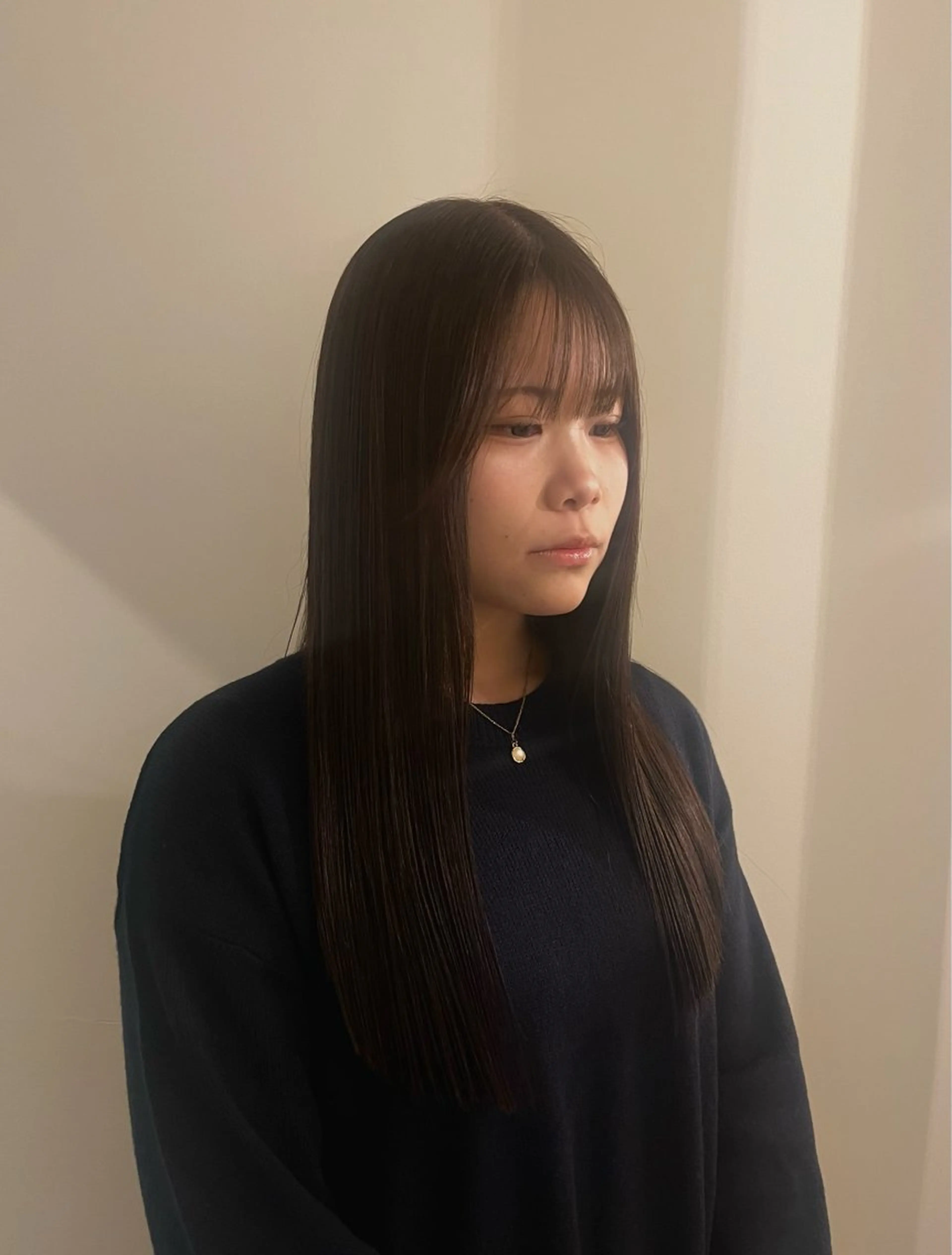 ロング カラー カット ヘアカラー トリートメント 山本 彩香のヘアスタイル