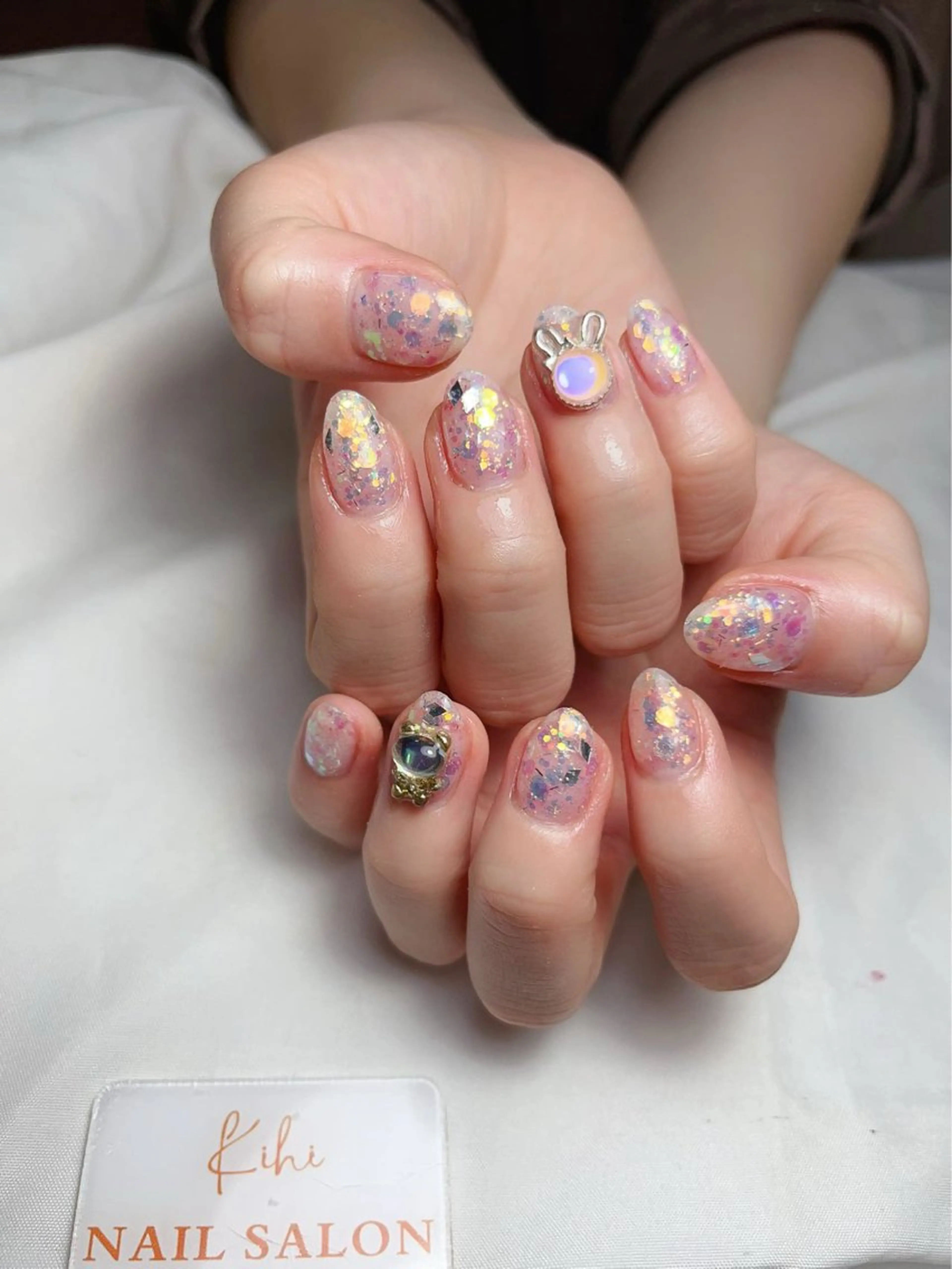 ネイル アートネイル フレンチネイル ジェルネイル グラデーション 韓国ネイル ハンドネイル ハンドケア さくら💮💮 【オフ無料】のネイルデザイン